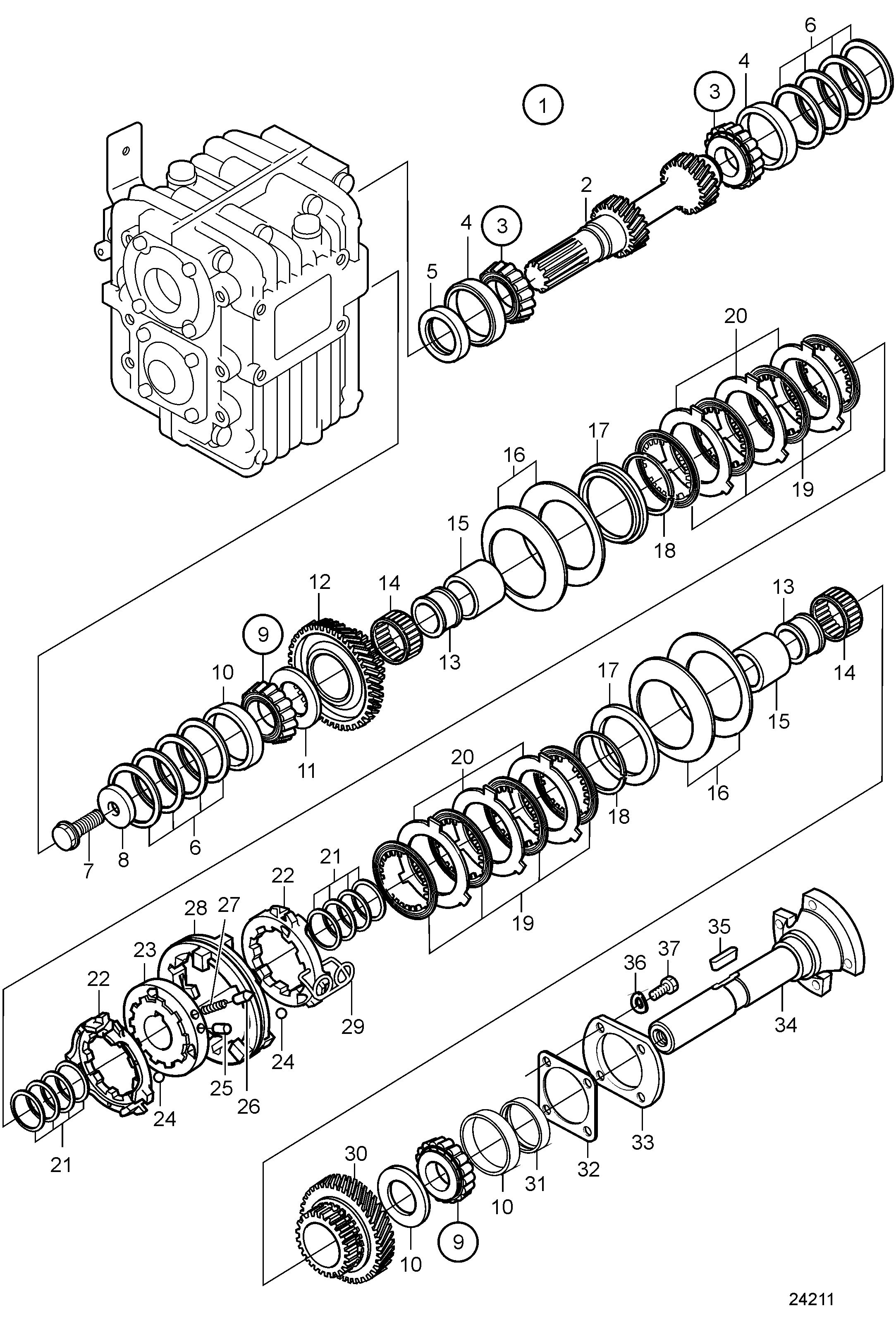 Inverseur MS15L, Composants