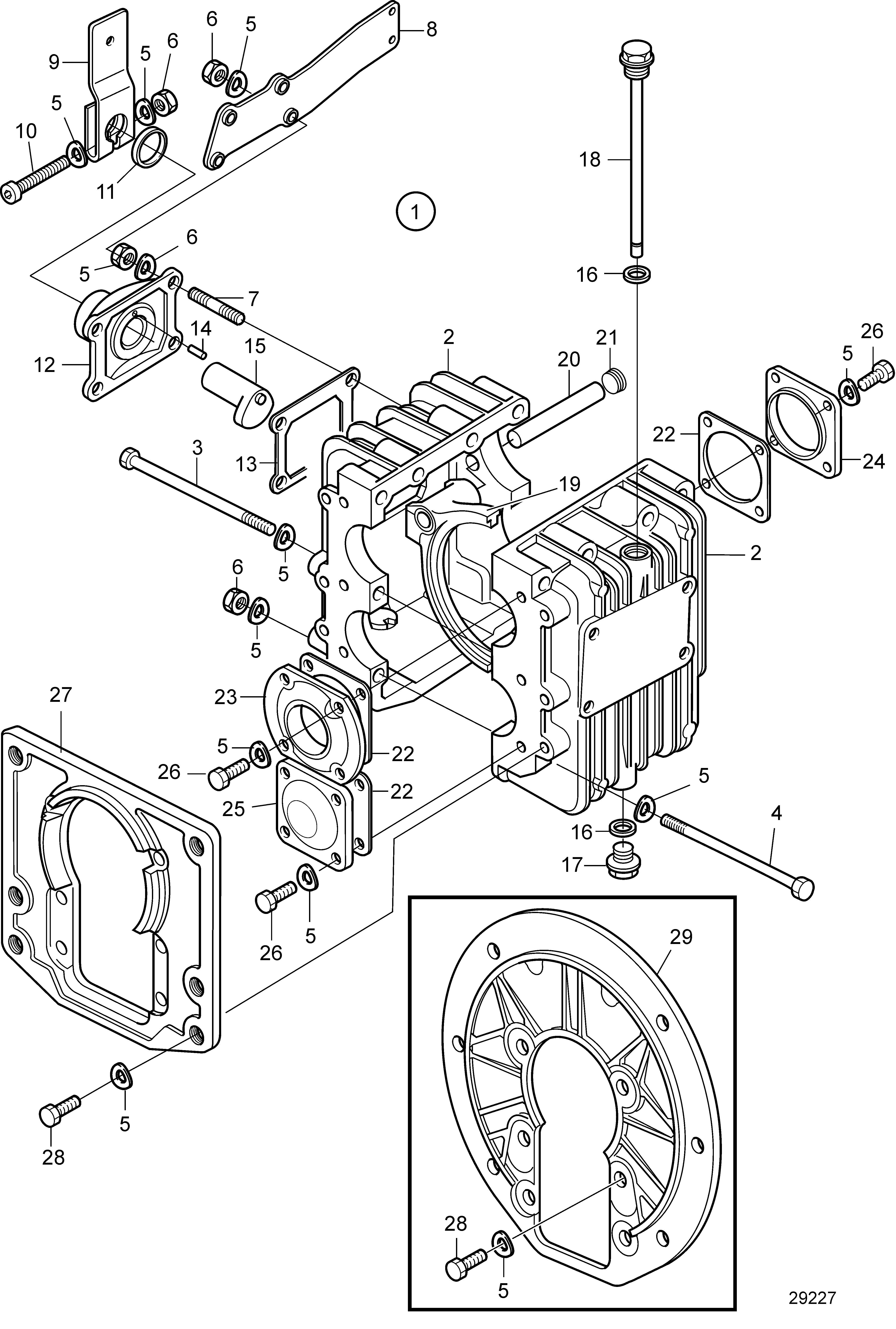 Pignon de marche arrière MS10A