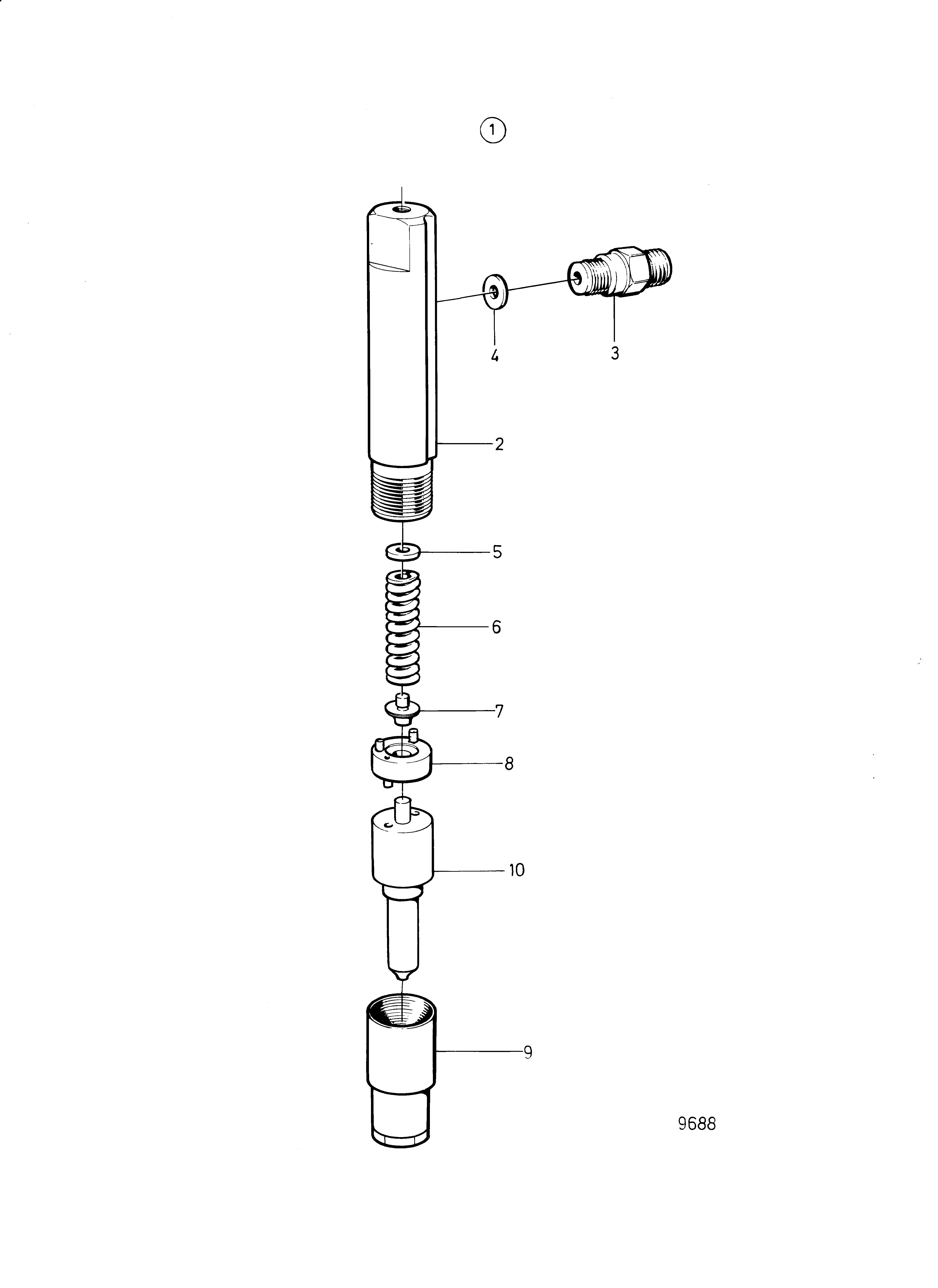 Injecteur de carburant, Composants