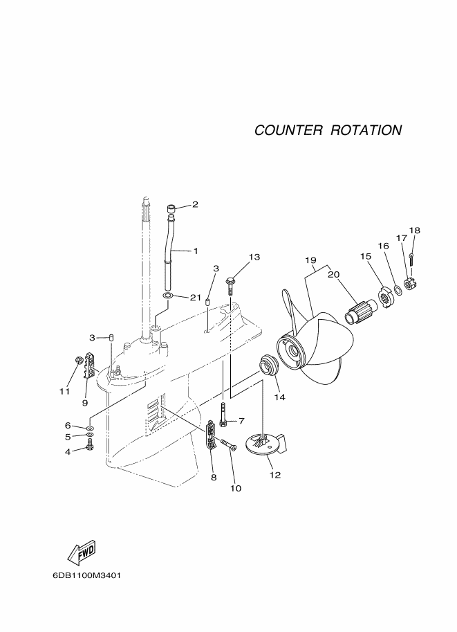 BOITIER D'HELICE TRANSMISSION4