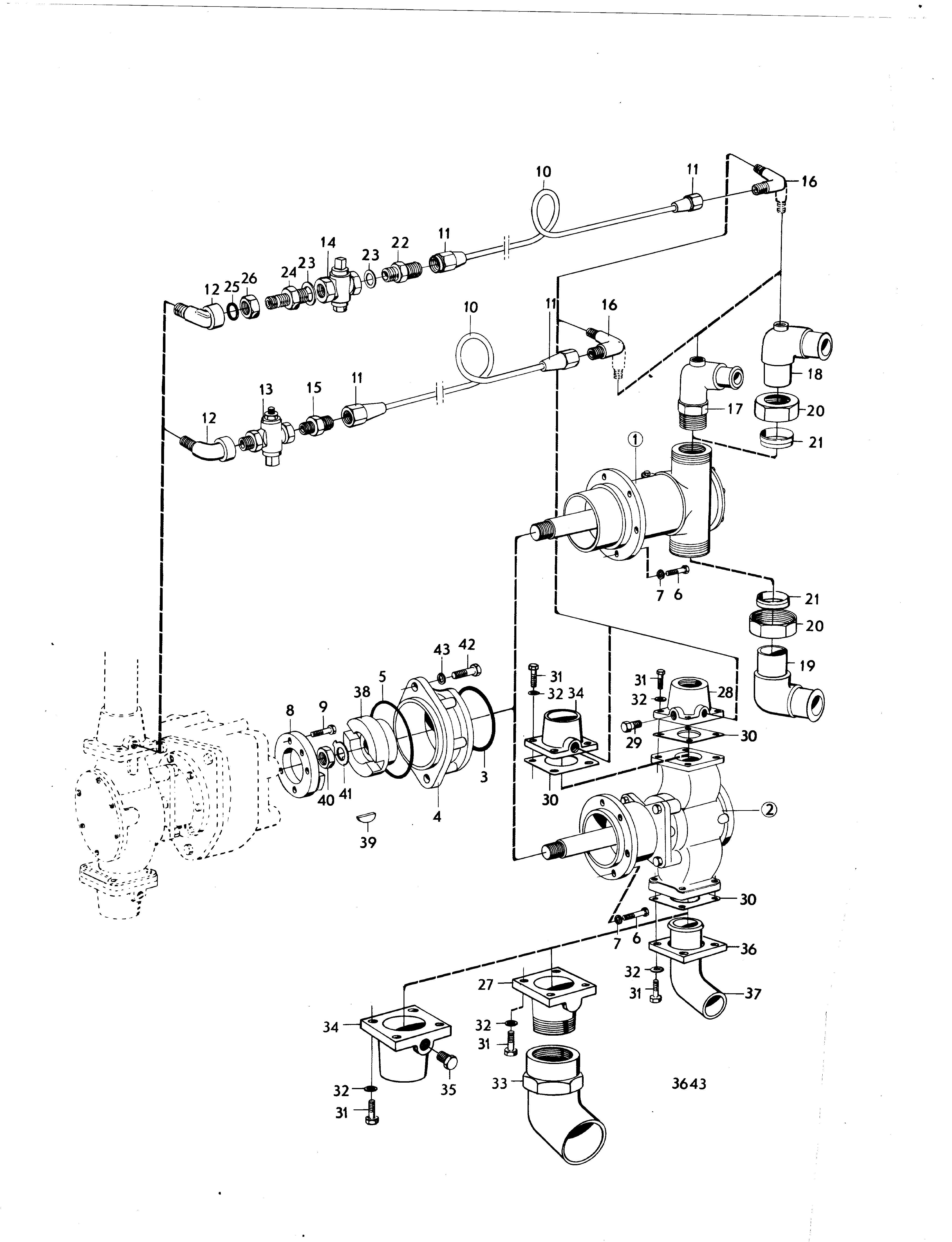 Pompe de cale et composants d’installation