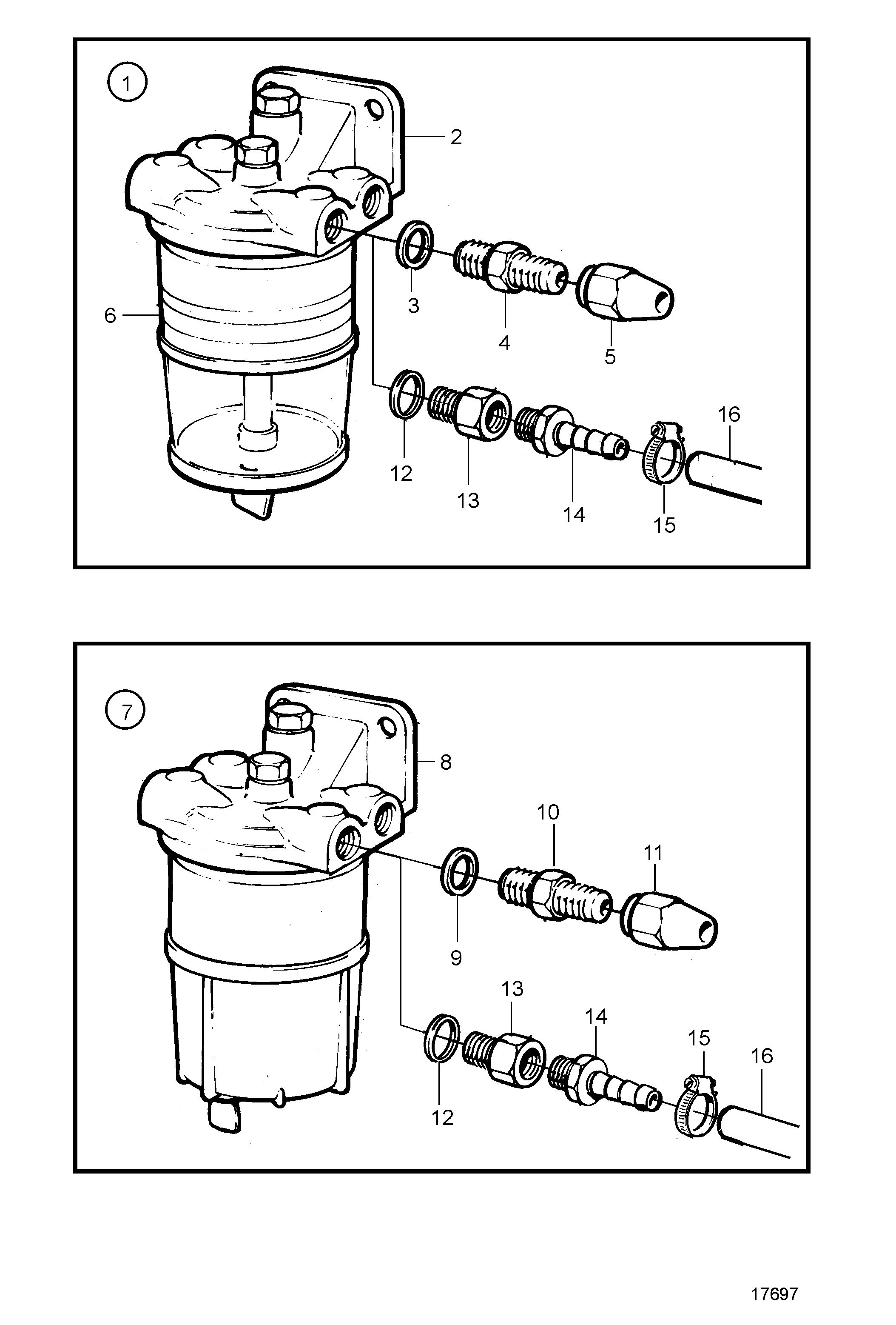 Filtre de combustible et Séparateur d’eau