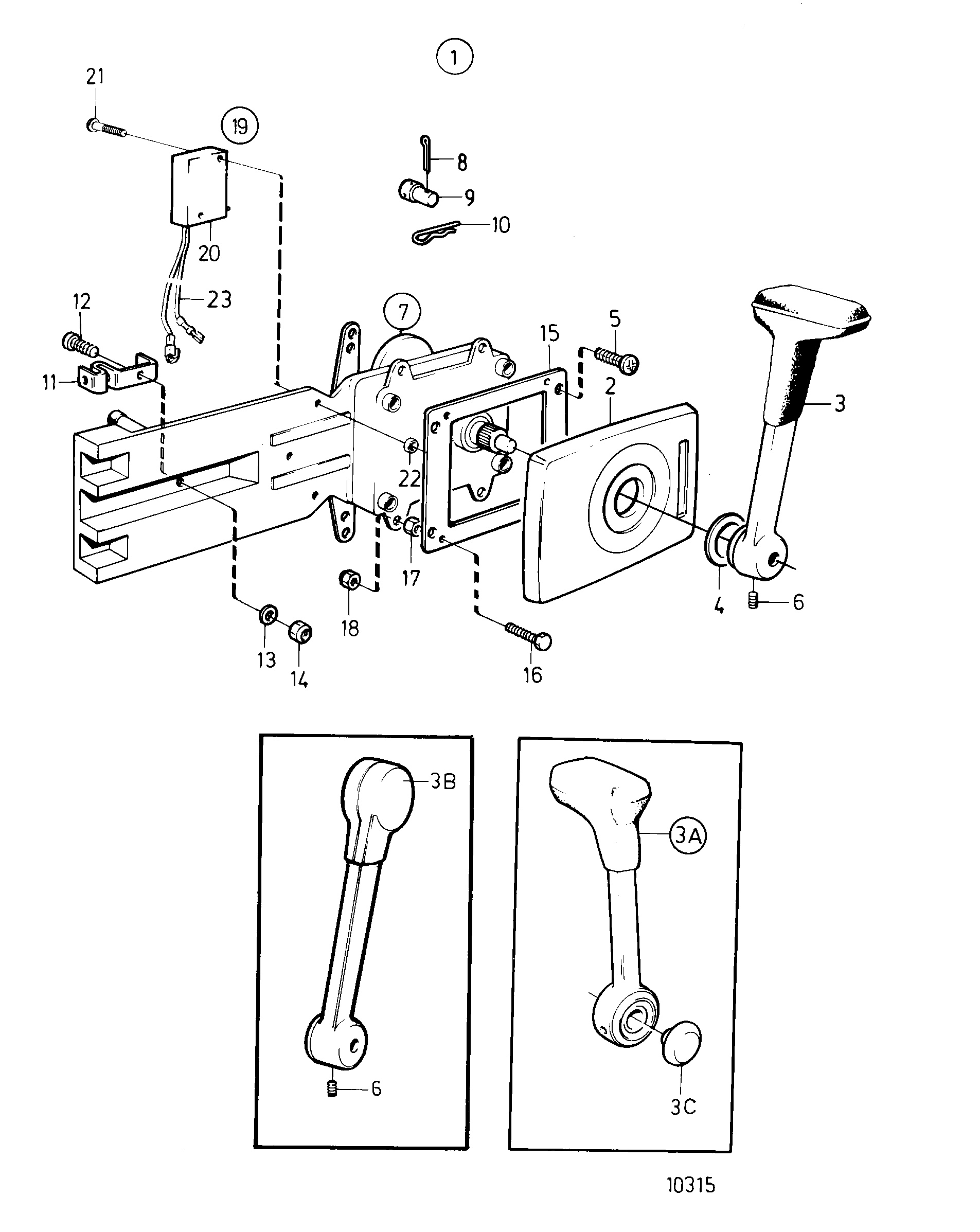 Contrôle pour Installation Latérale, PC741, PC841