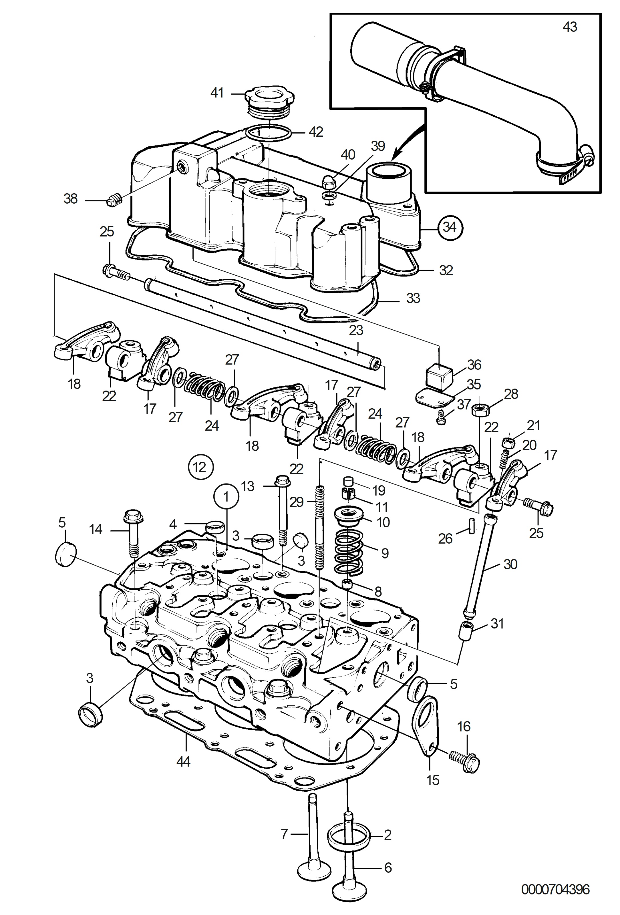 Culasse, spécifications du moteur. No. 868777