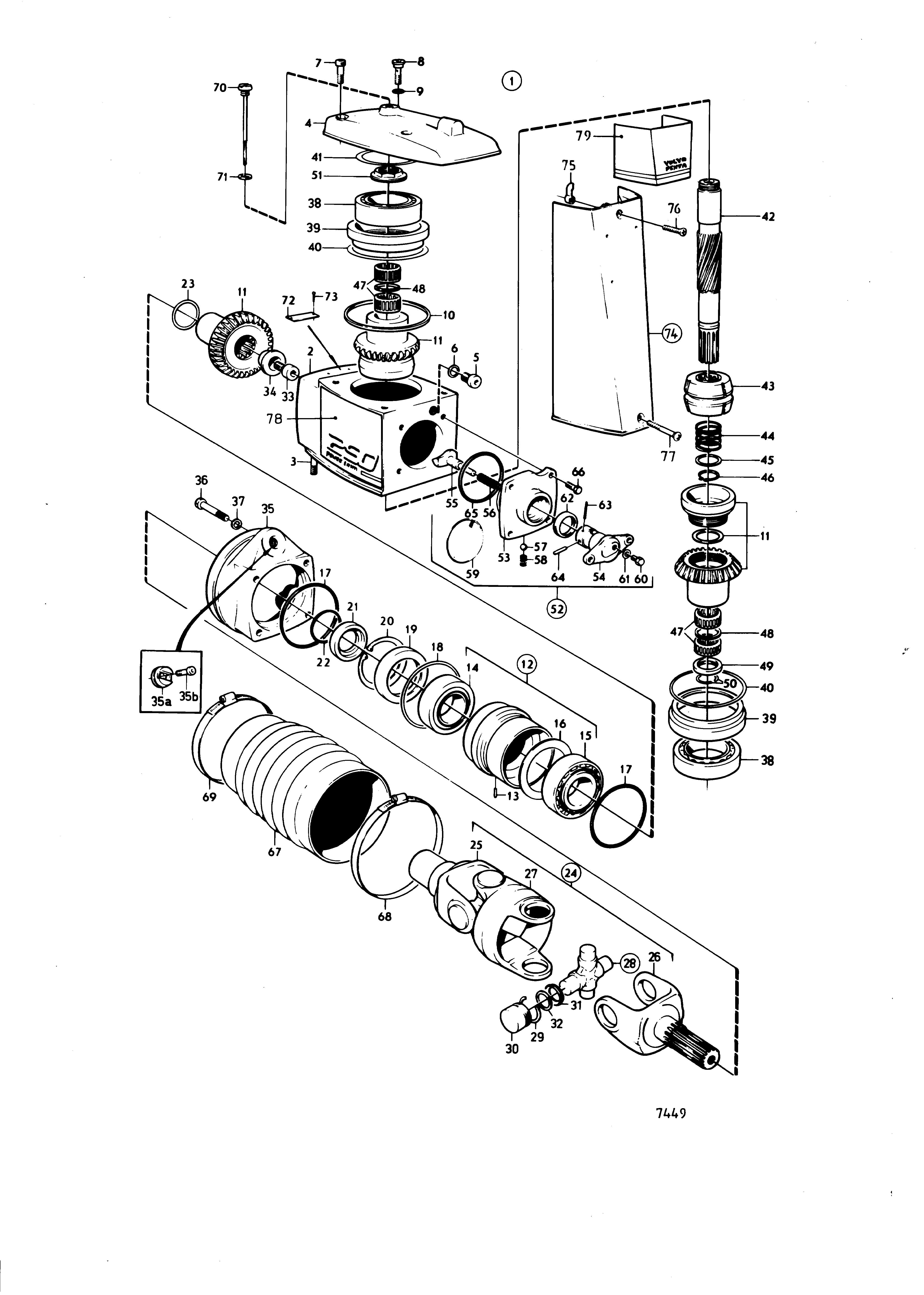 Unité d’engrenage supérieure unité de transmission AQ 290
