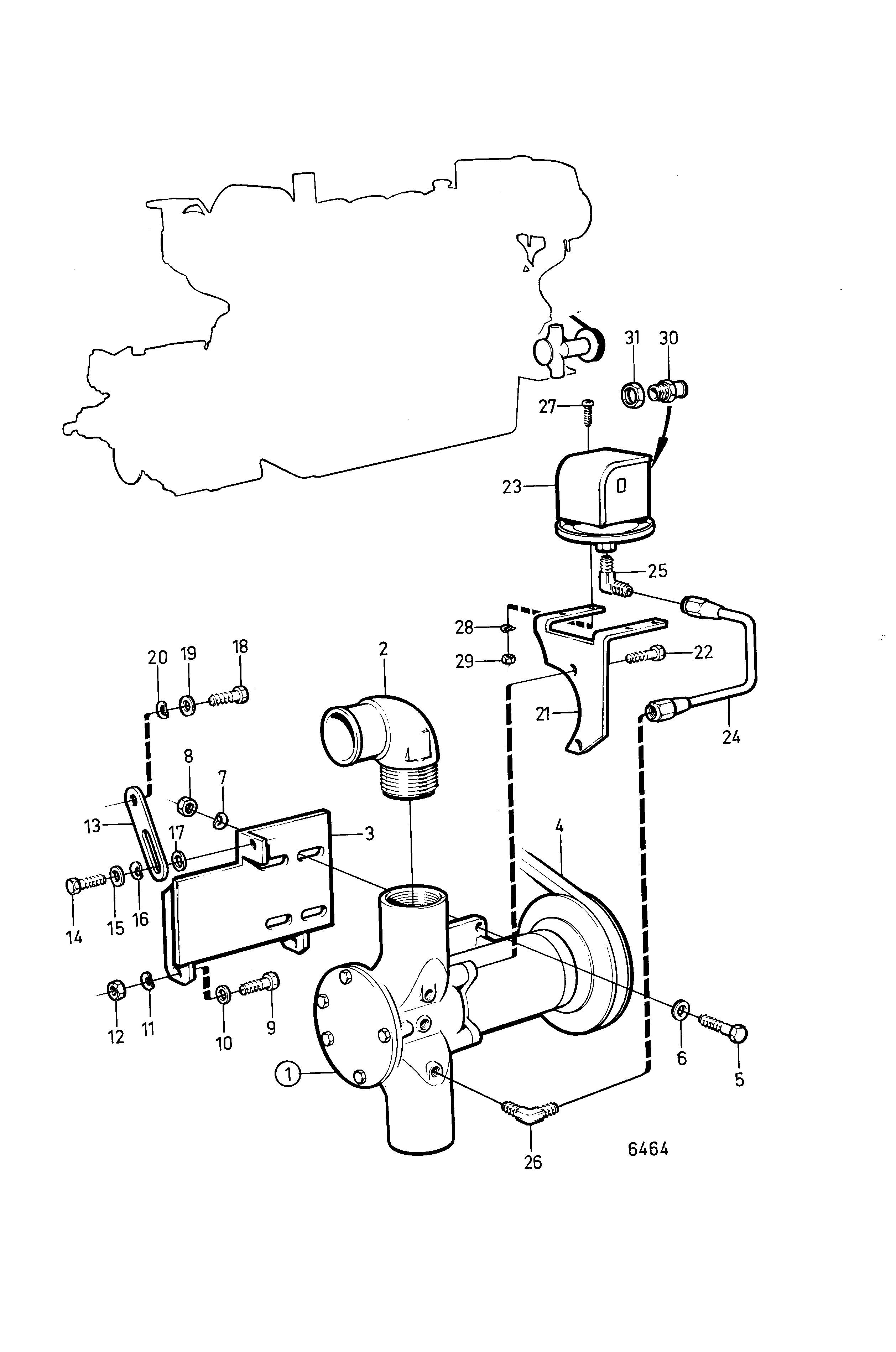 Pompe de cale et composants d’installation