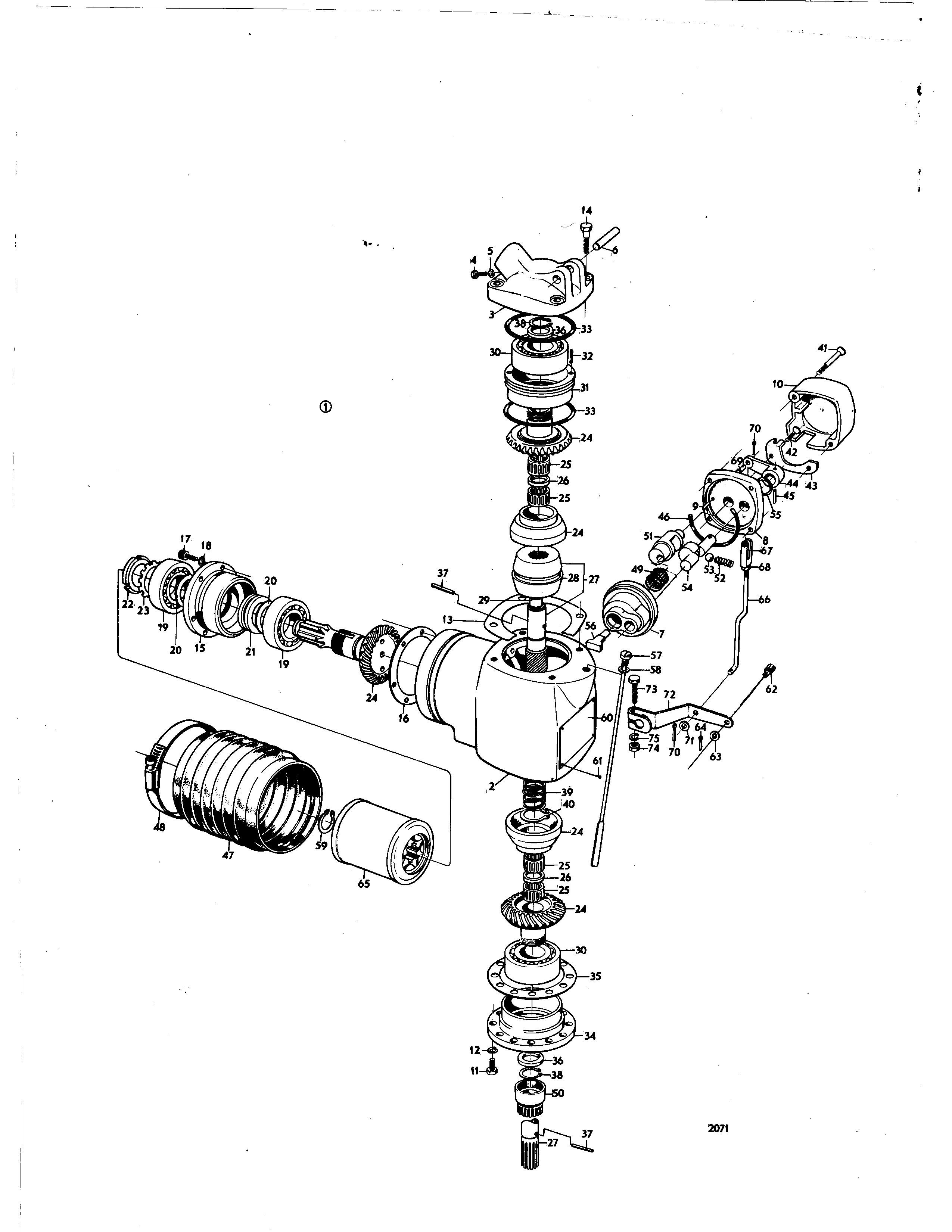 Unité d’engrenage supérieure Unité de transmission AQ 100