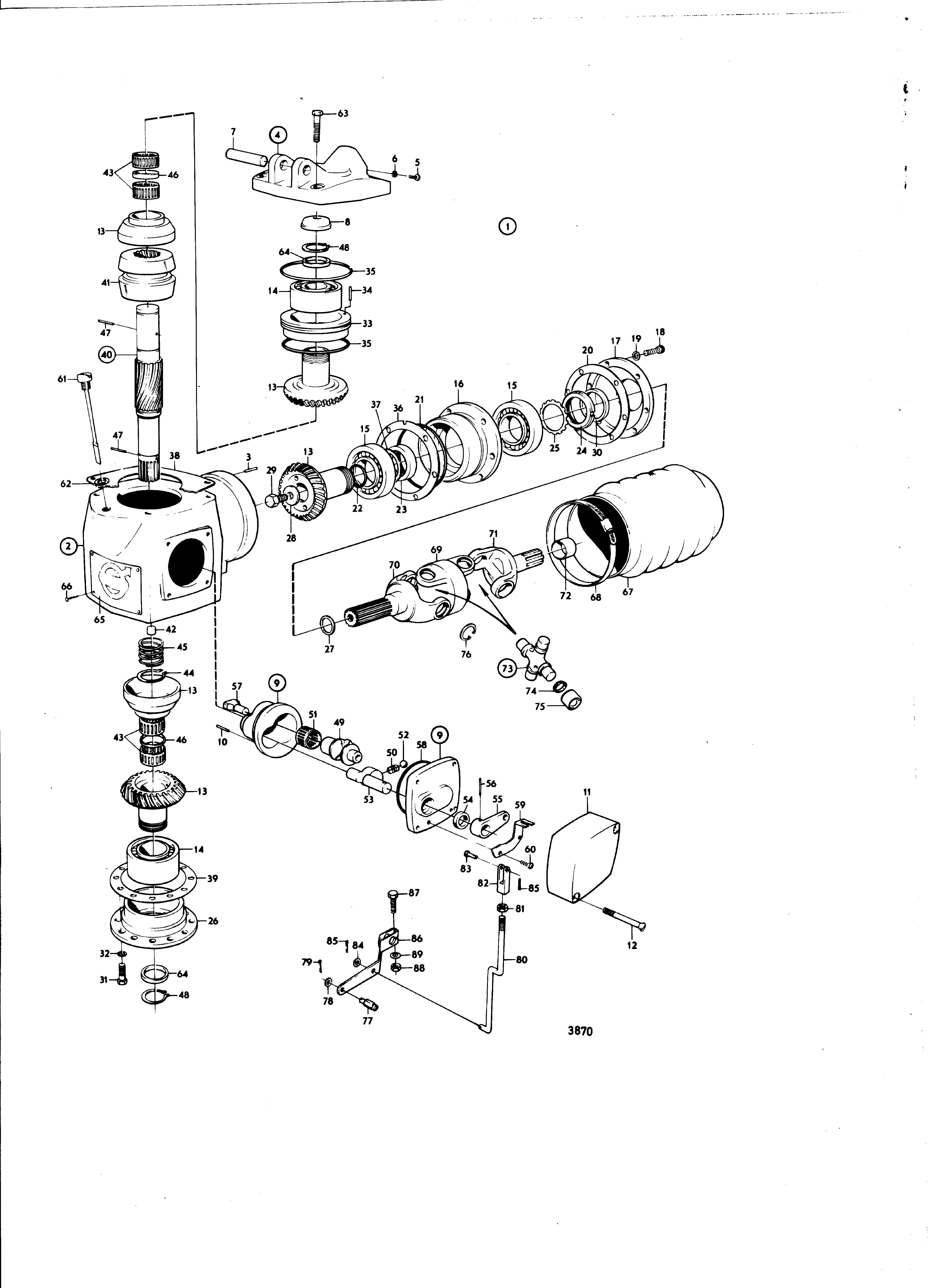 Unité d’engrenage supérieure Unité de transmission AQ 100B