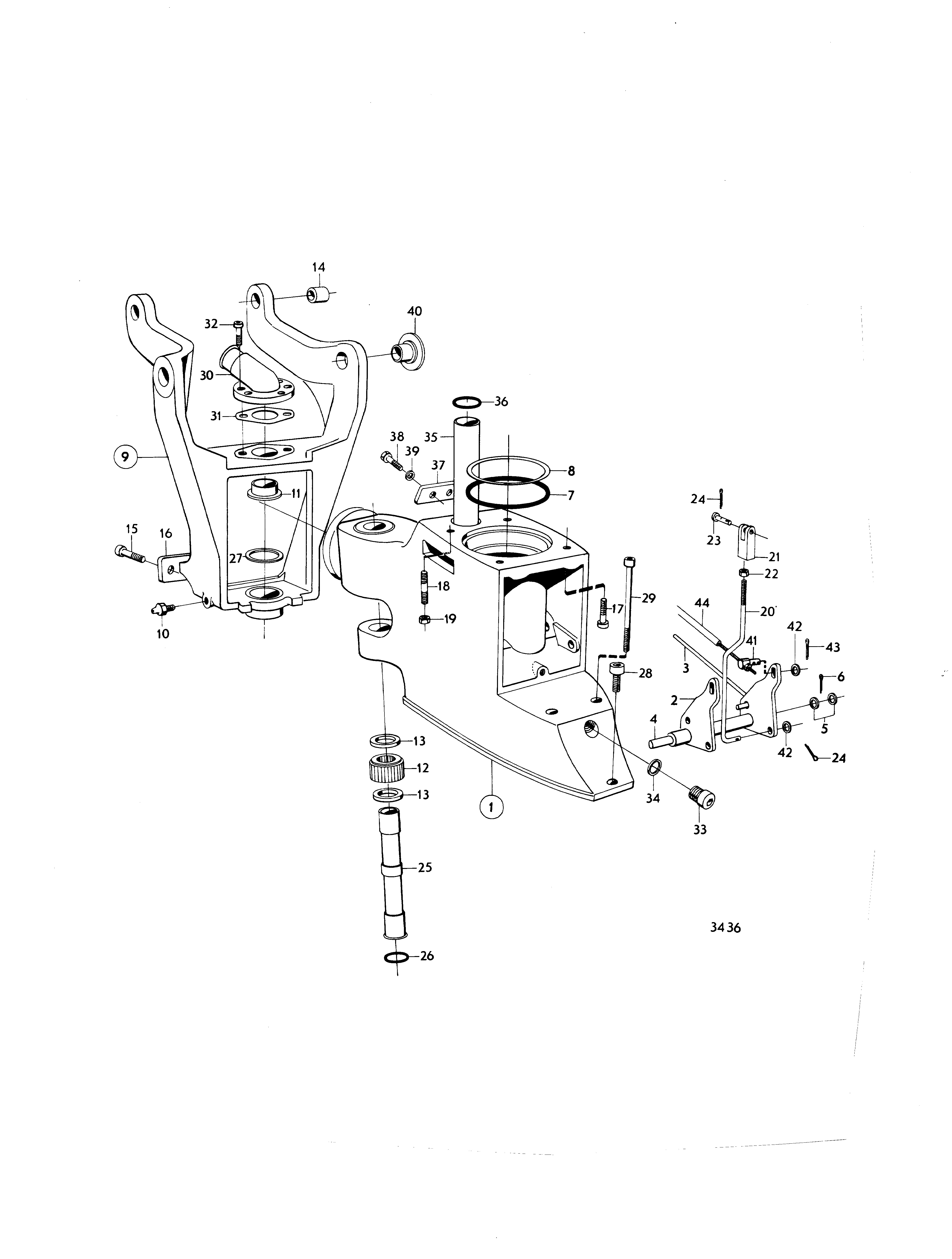 Boîtier intermédiaire Unité de transmission AQ 270T