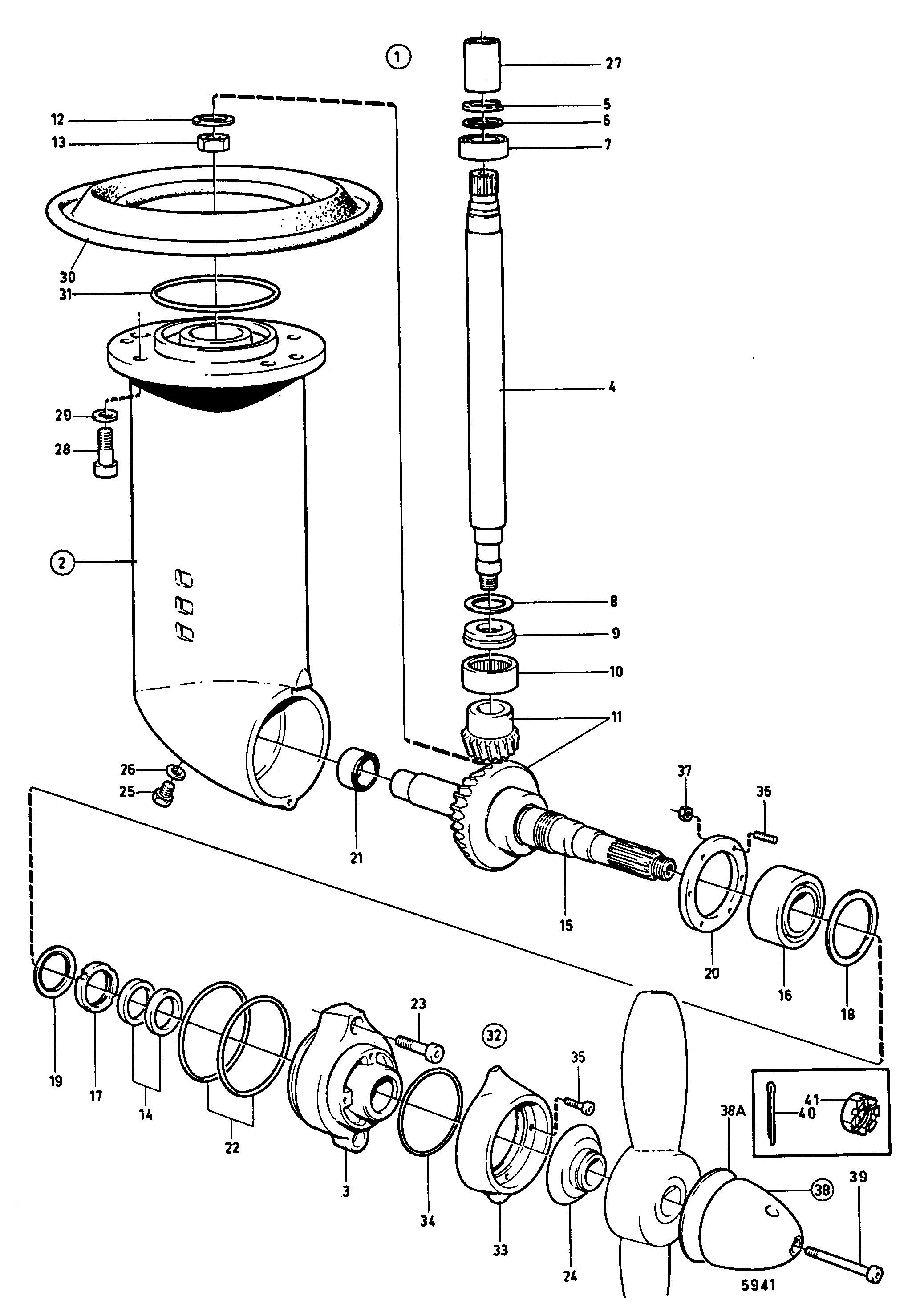 Unité de transmission inférieure, S-Drive 110S