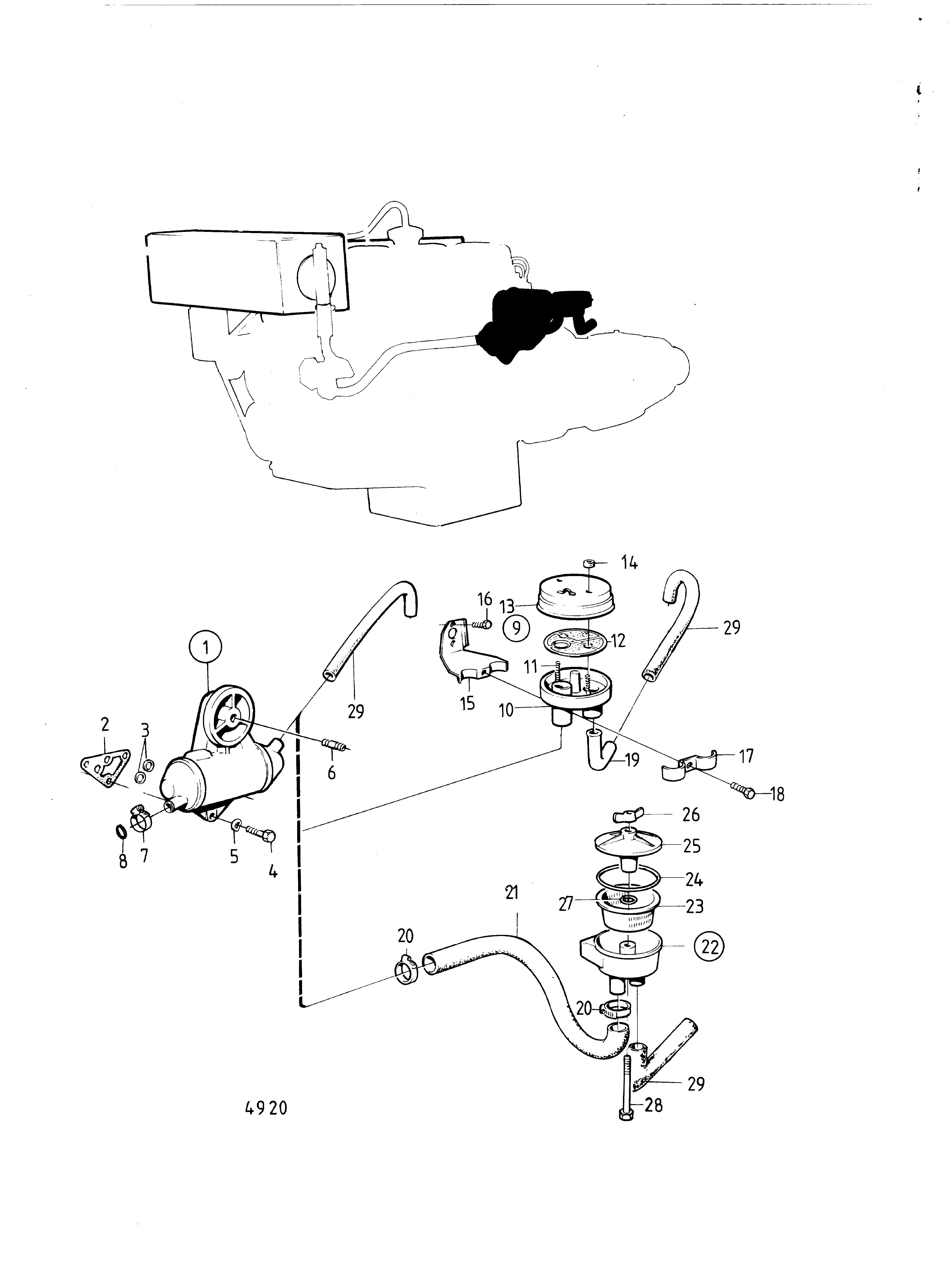 Refroidisseur d’huile et filtre à eau de mer avec composants d’installation