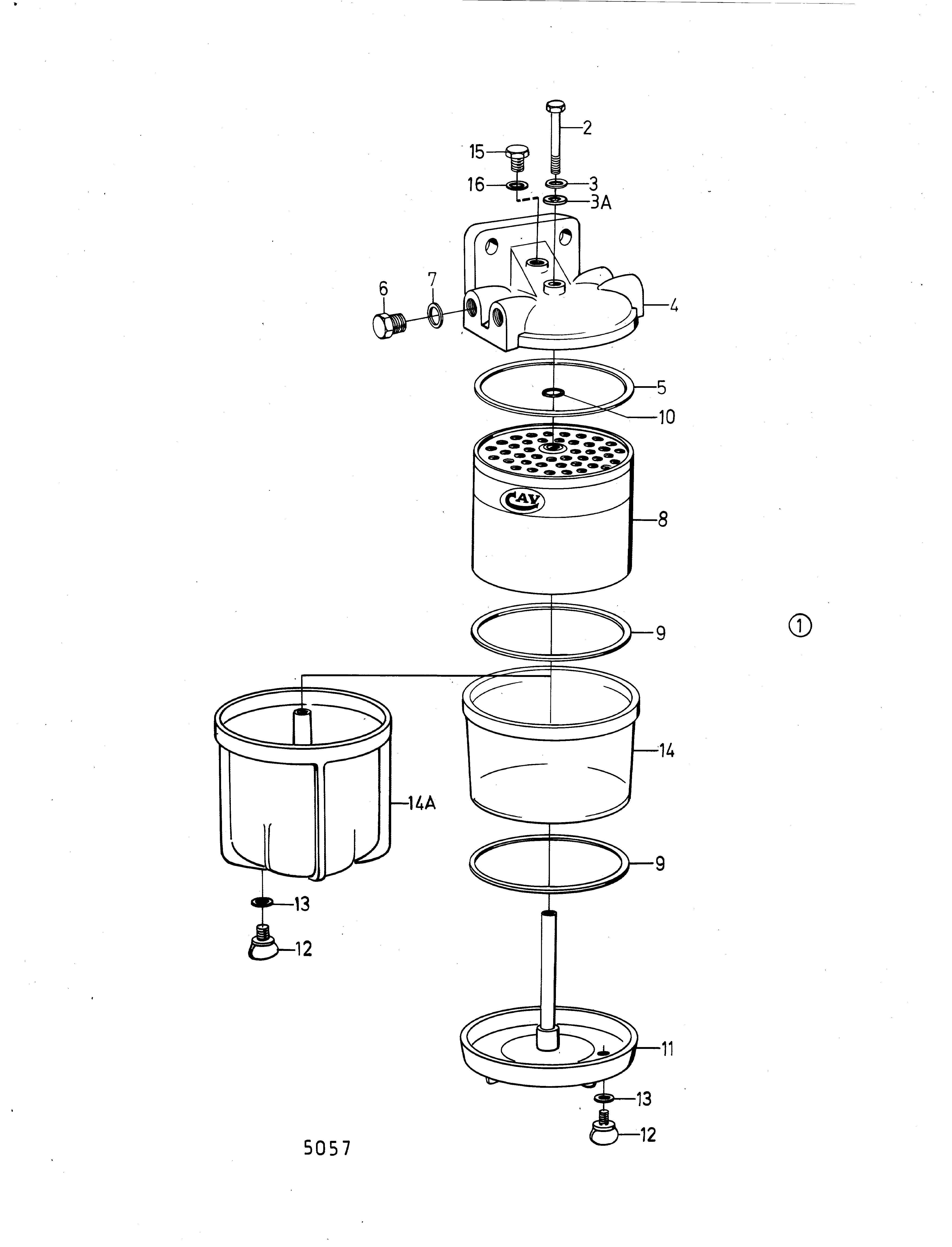 Filtre de combustible