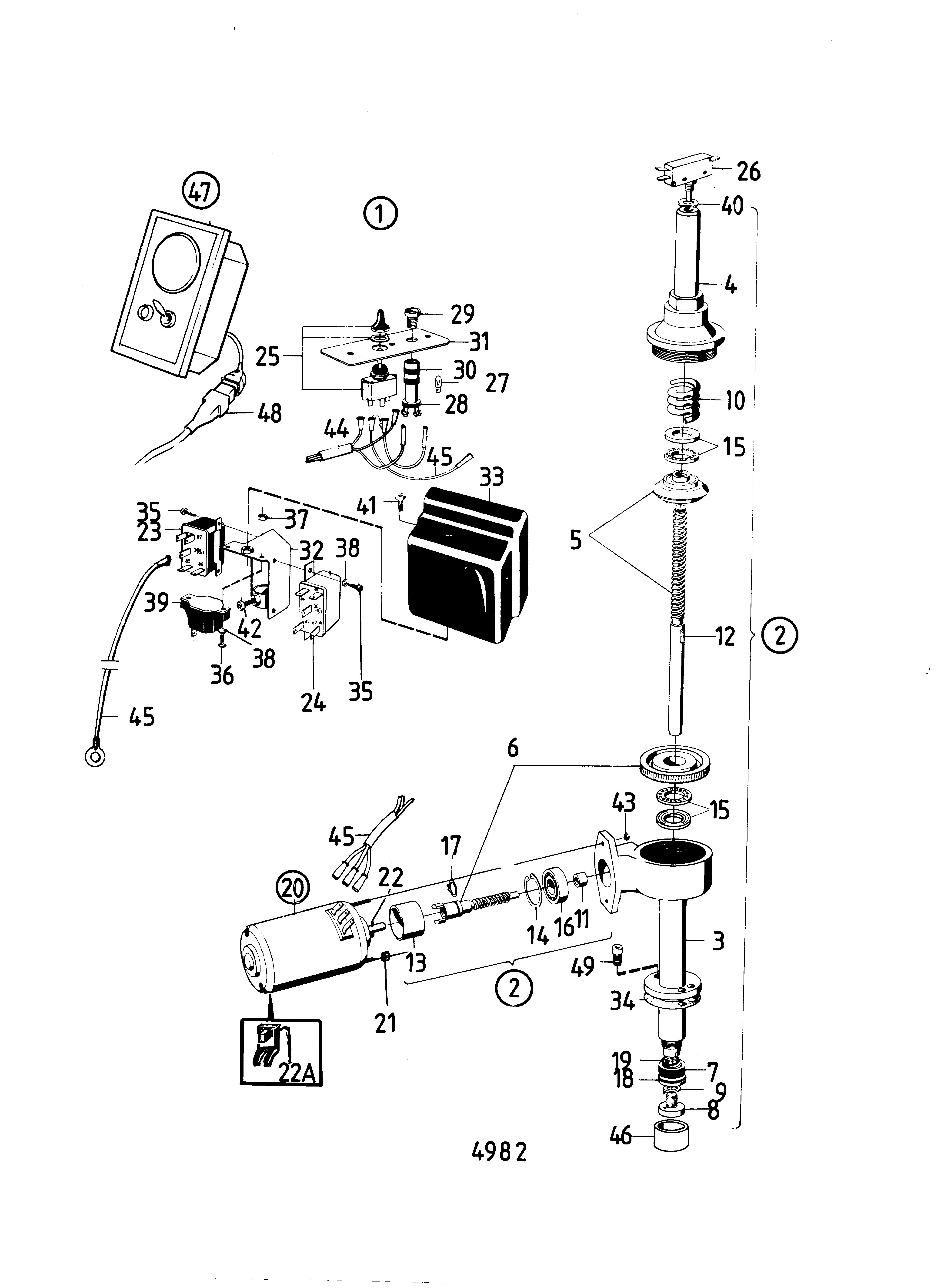 Dispositif de levage mécanique AQ Unité d’entraînement 250 270 MO-XXX / 87999