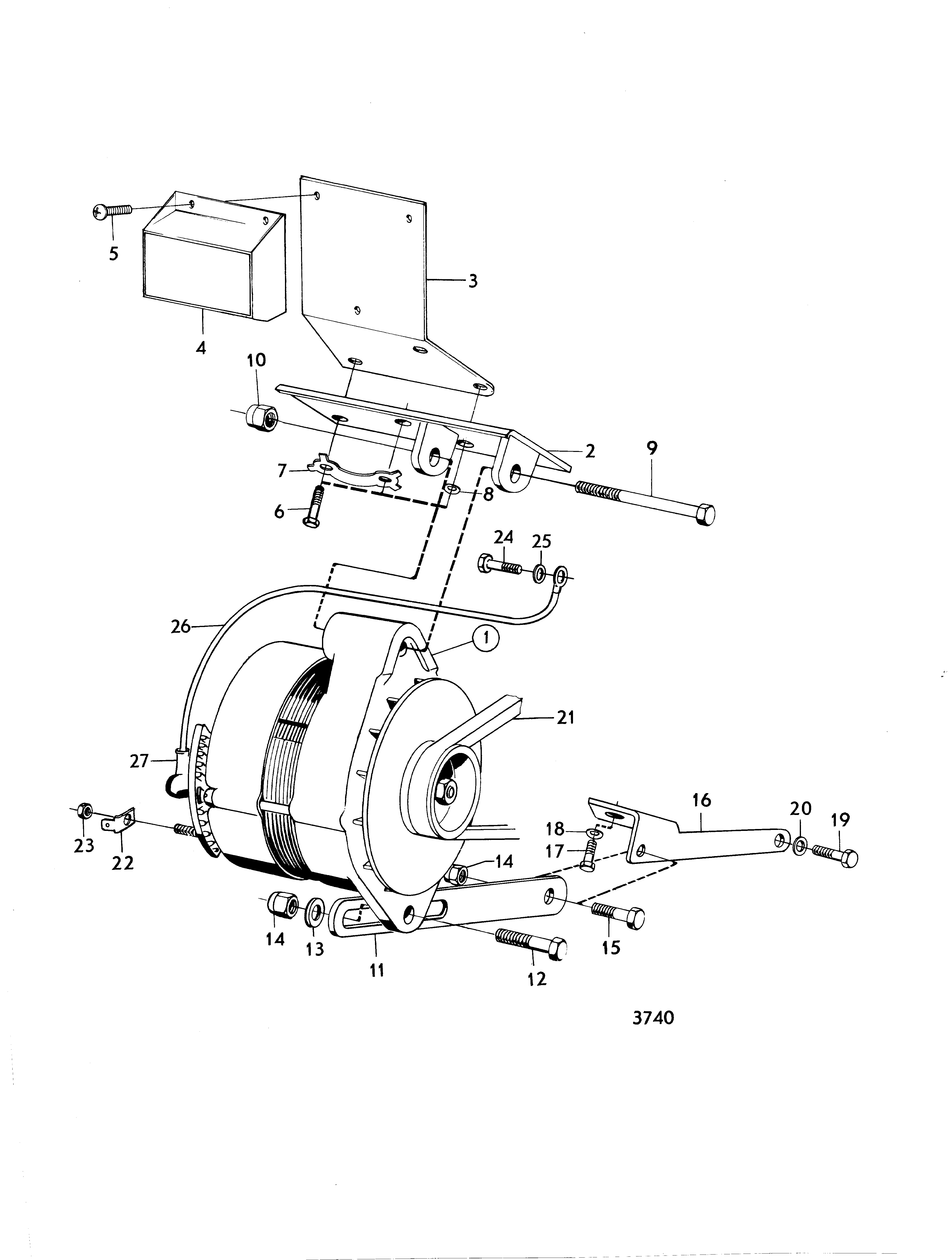 Alternateur et composants d’installation MOXXXX/103387-