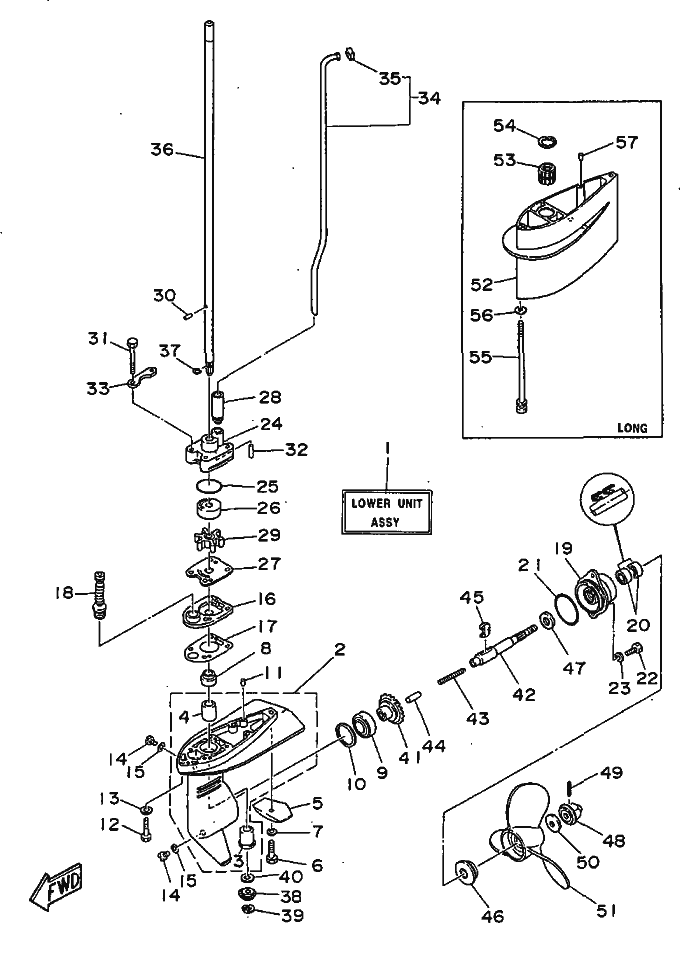 BOITIER D HELICE TRANSMISSION
