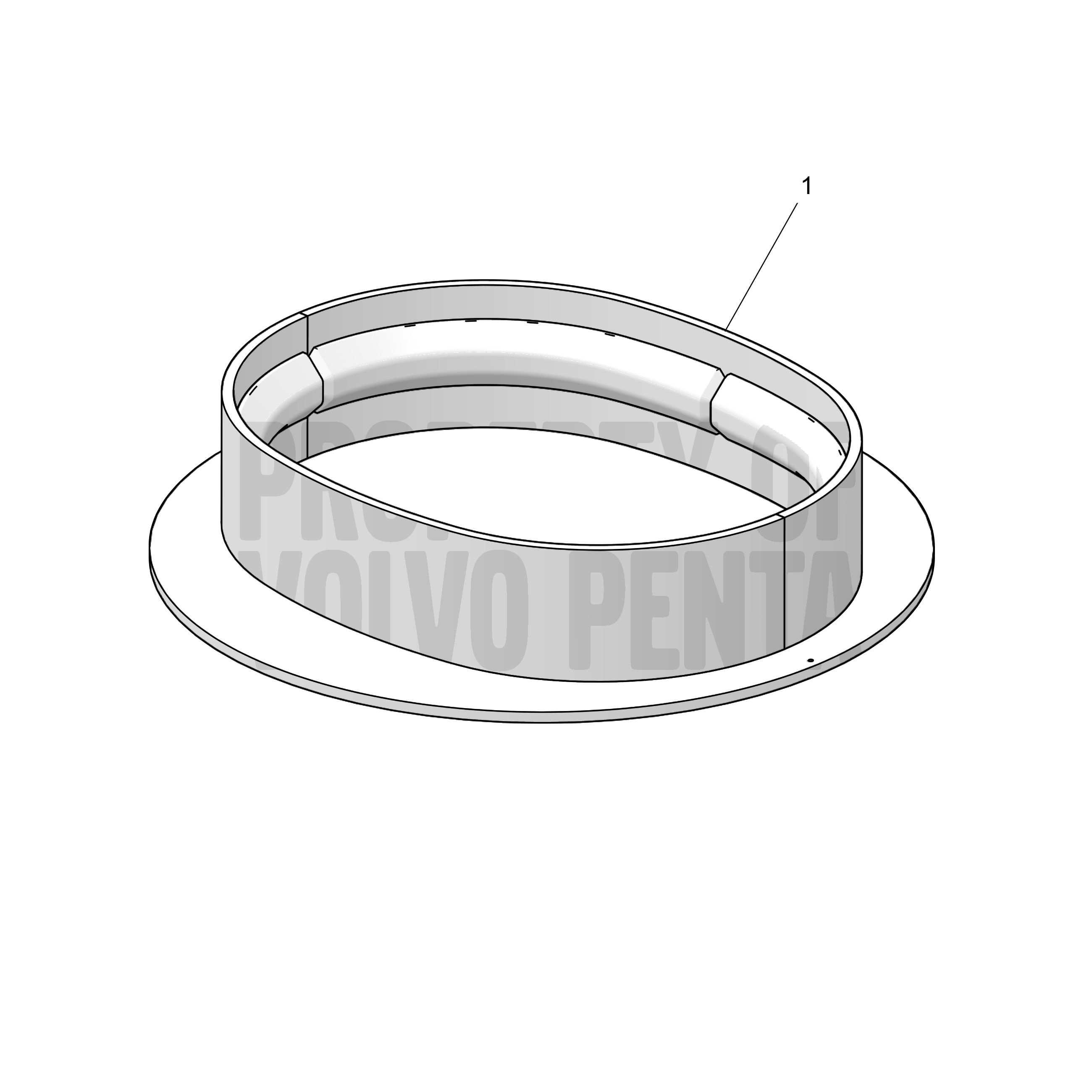 Hull Insert for IPS, Aluminum