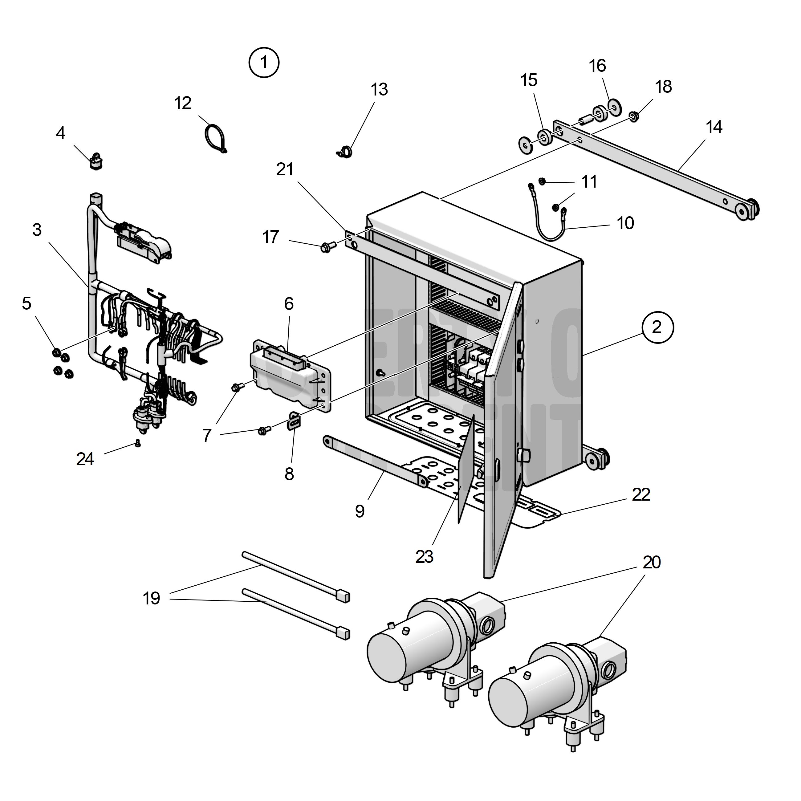 Kit de pompe de traînée