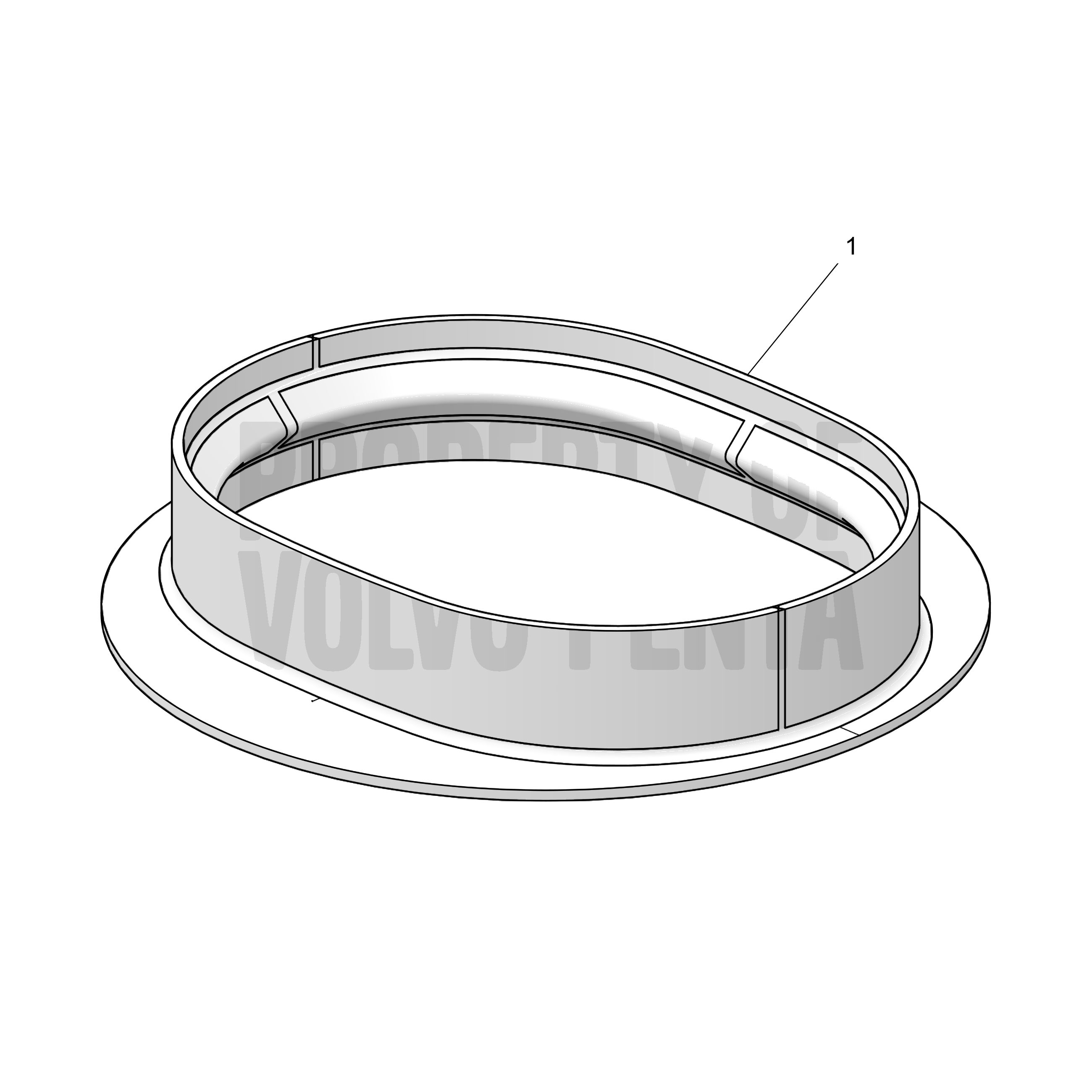 Insert de coque, IPS30. Pour coques en fibre de verre.