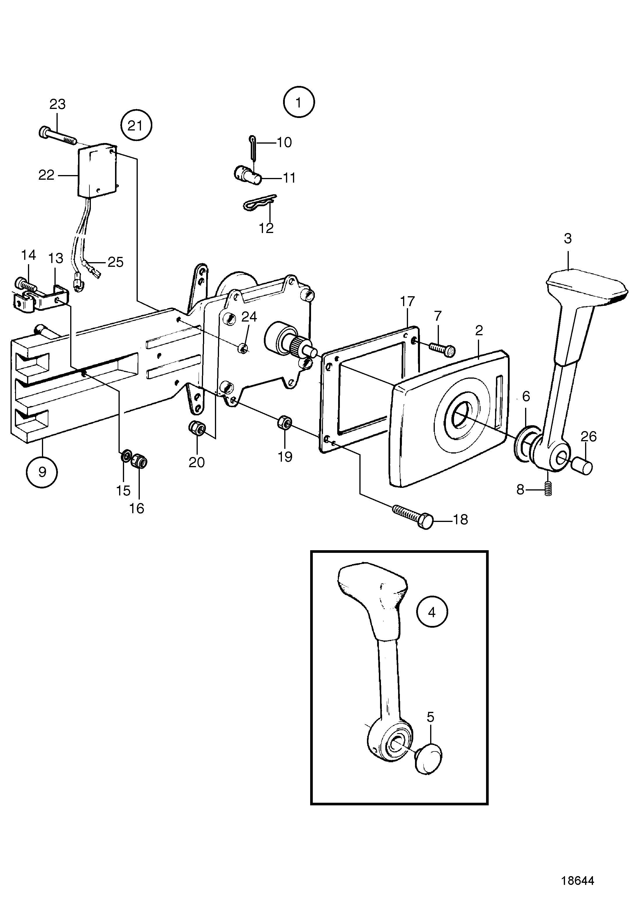Contrôle pour Installation Latérale, PC741, PC841