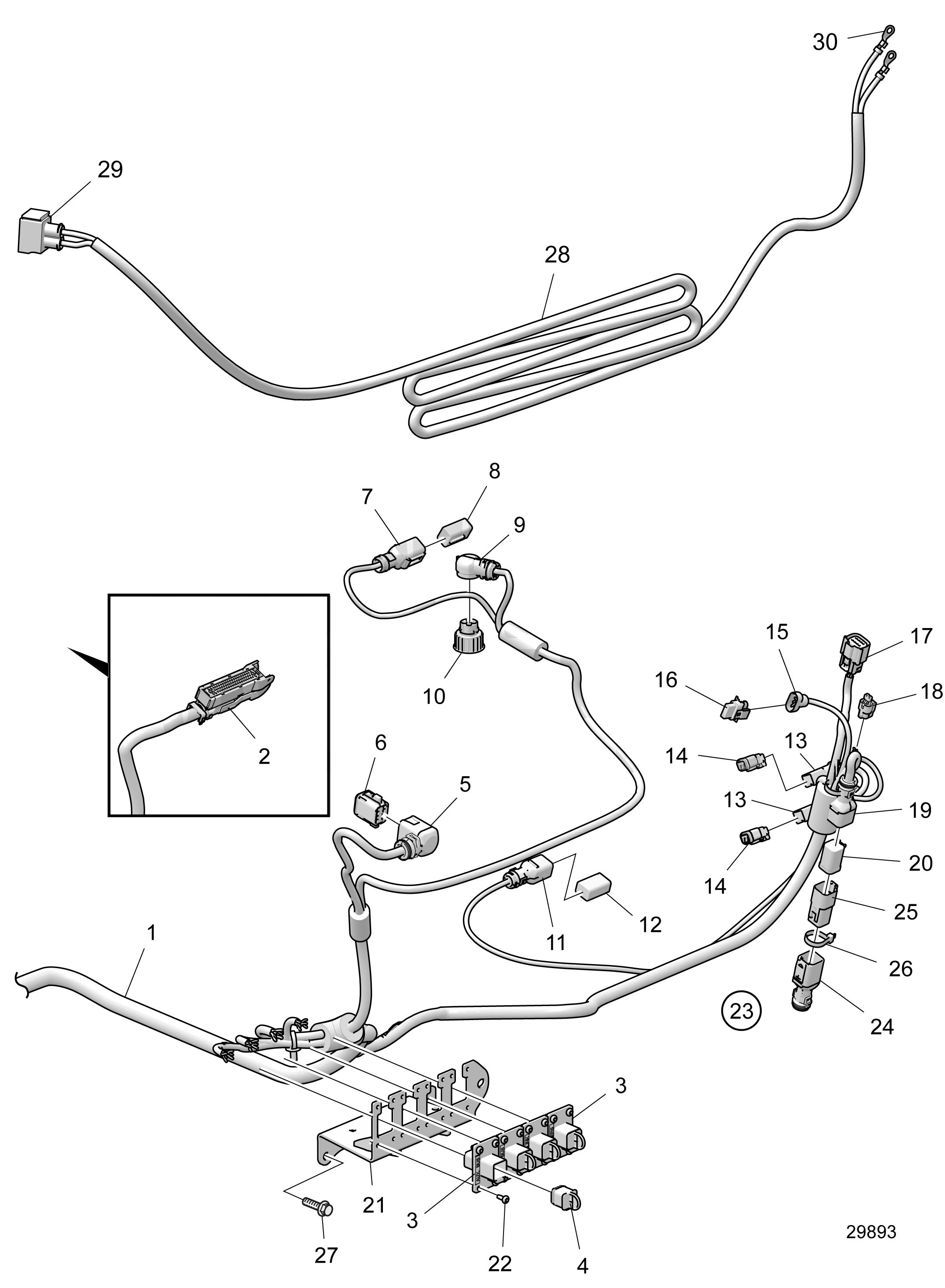 Faisceau de câblage transmission IPS10-B