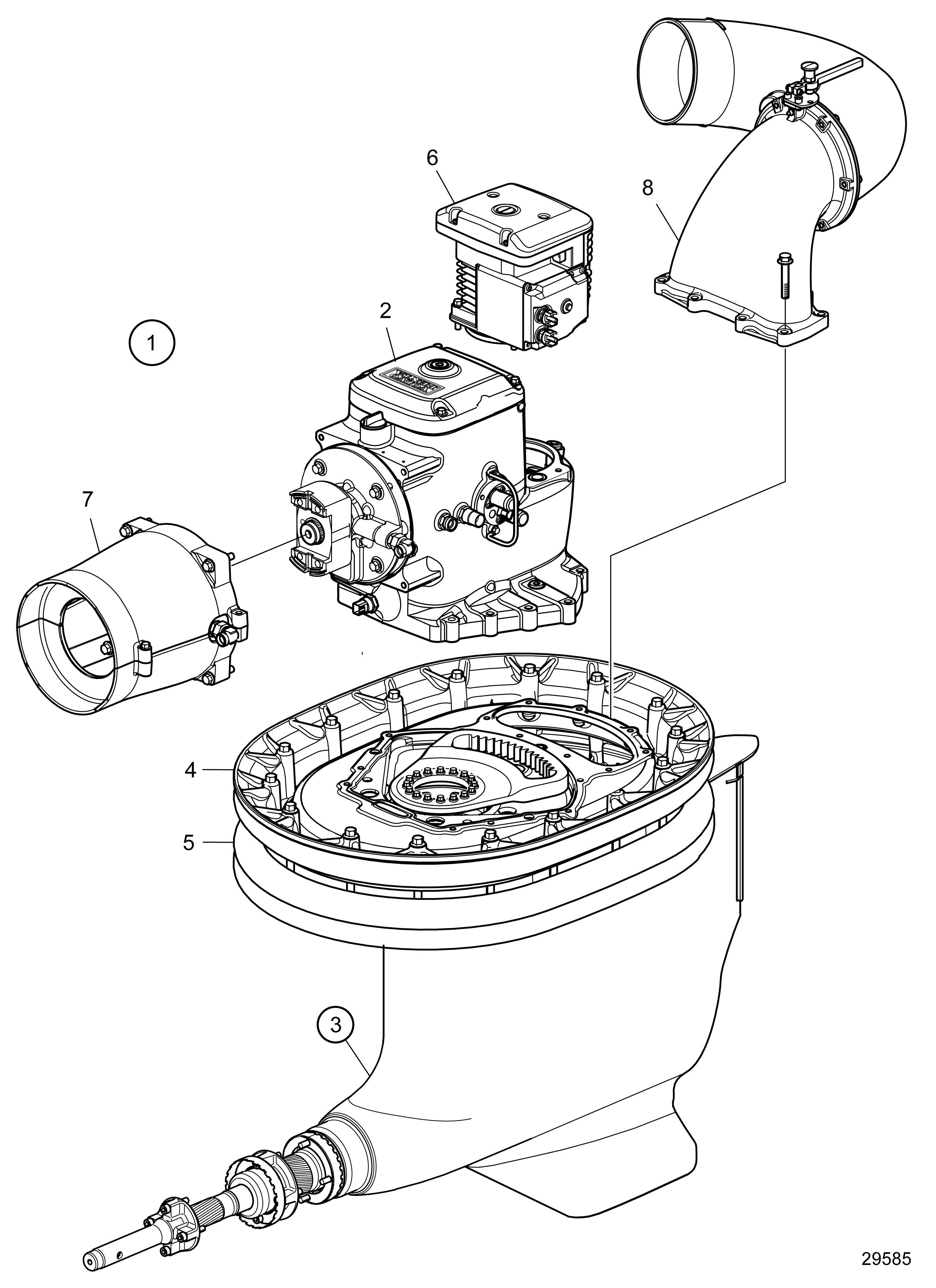Transmission, ensemble IPS3-A. SN-3195001772