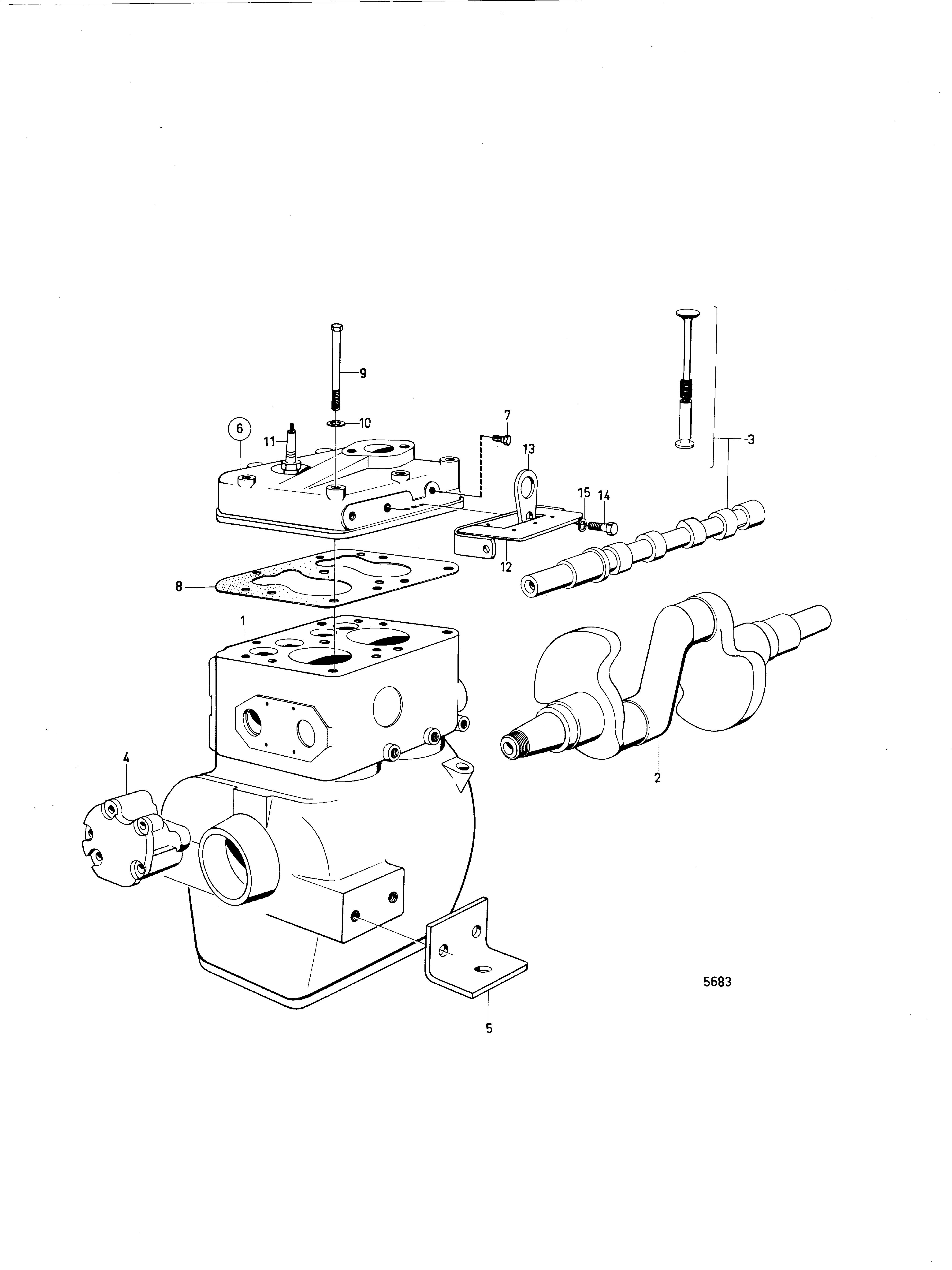 Moteur et pièces de montage
