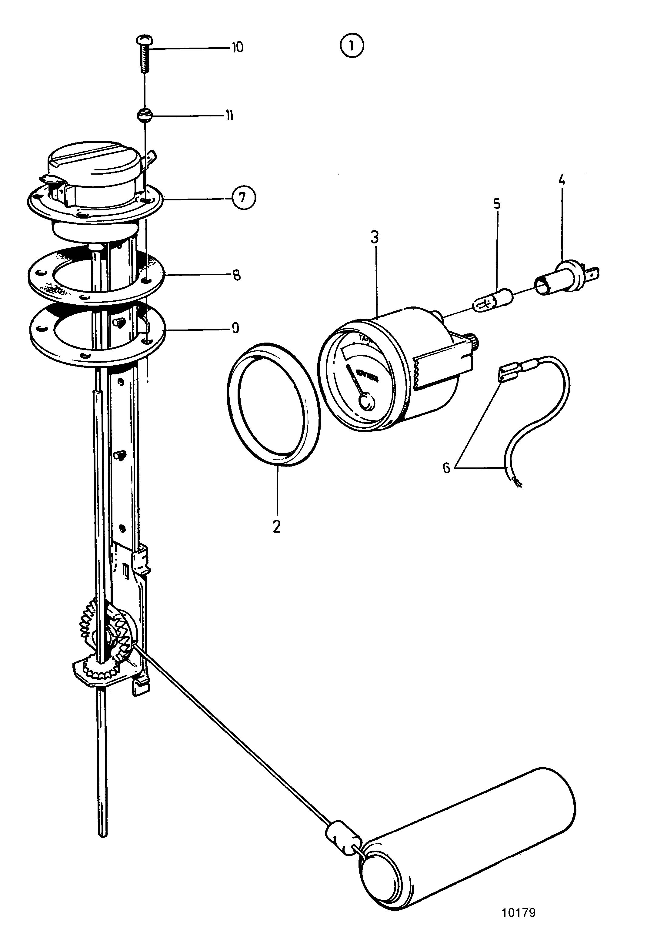 Kit jauge d’eau, 12 V