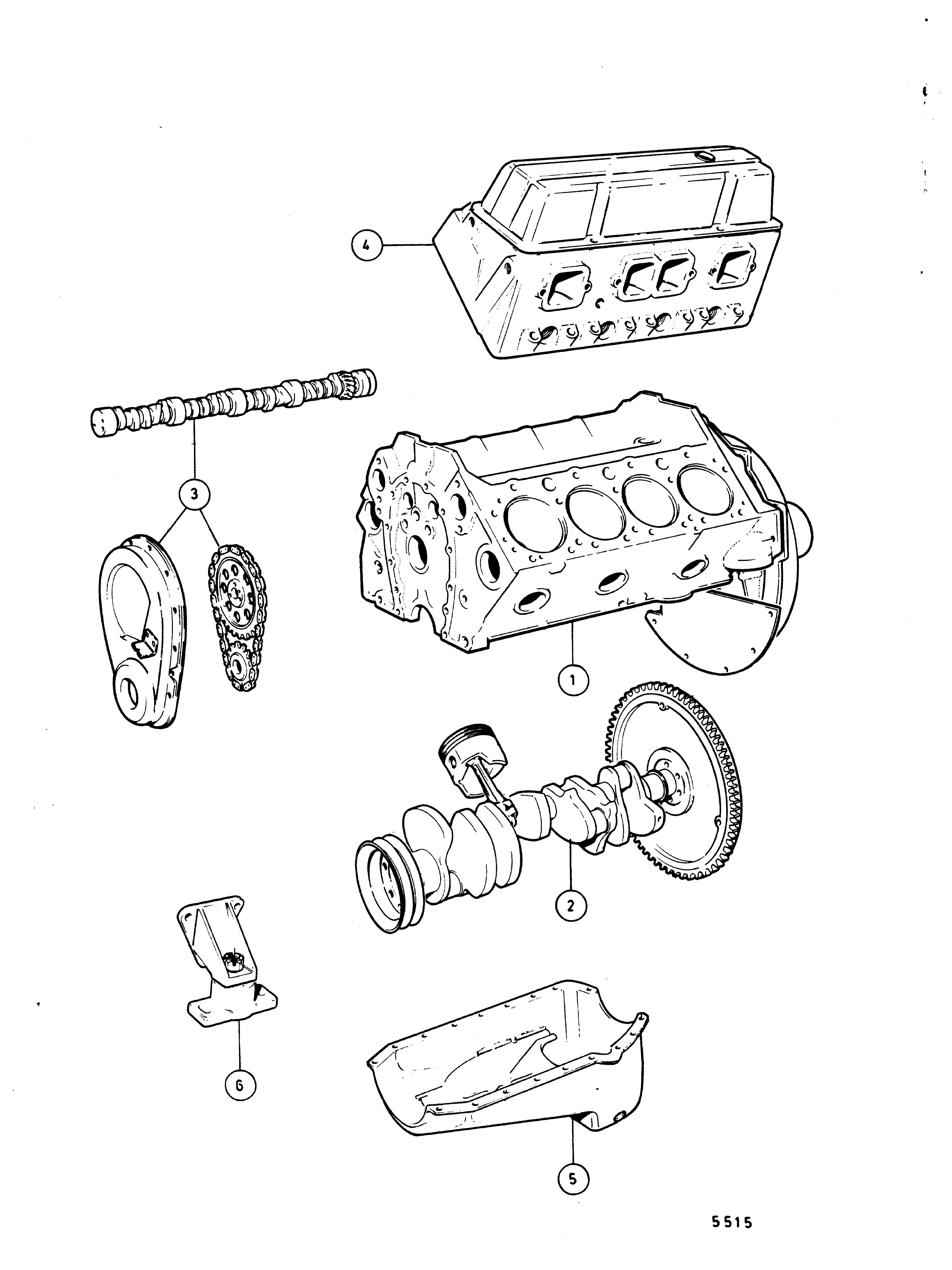 Moteur et pièces de montage