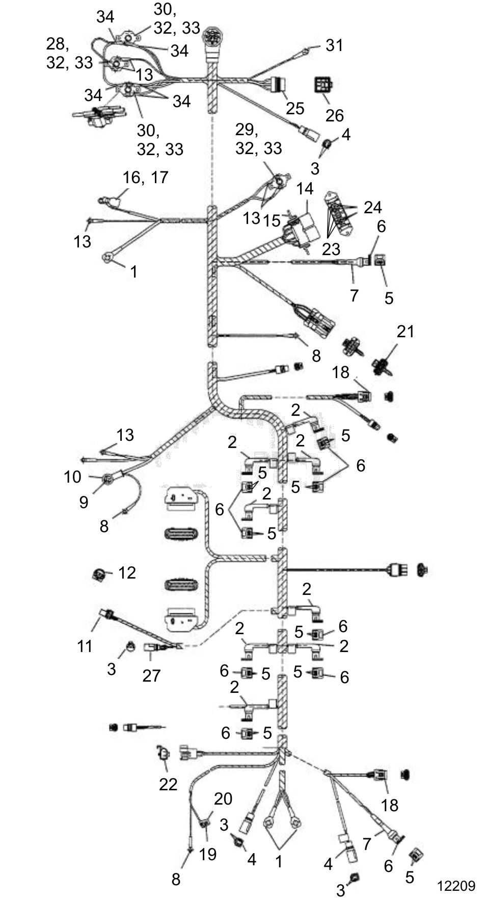 Faisceau du moteur