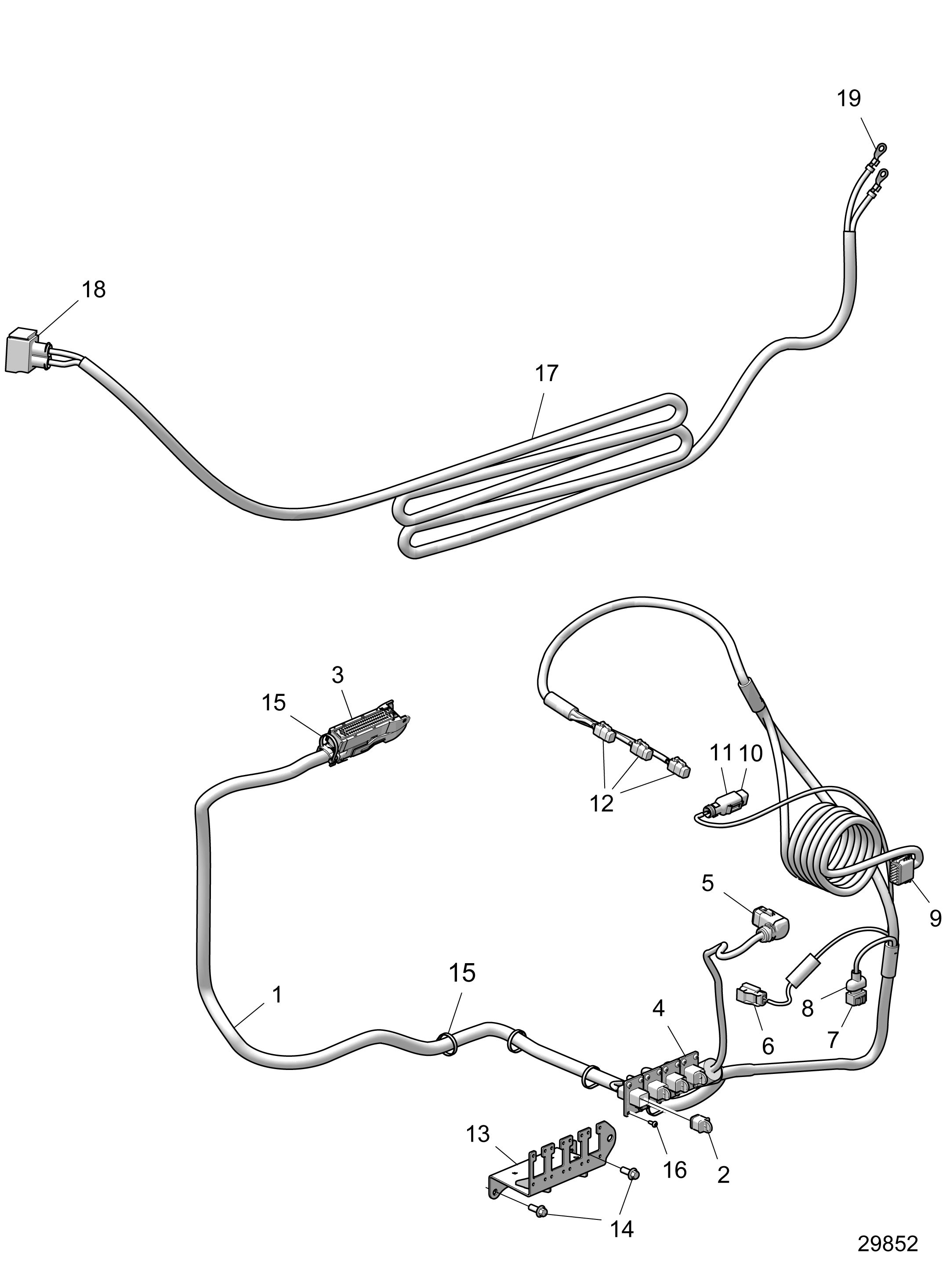 Faisceau de câbles DPI Transmission