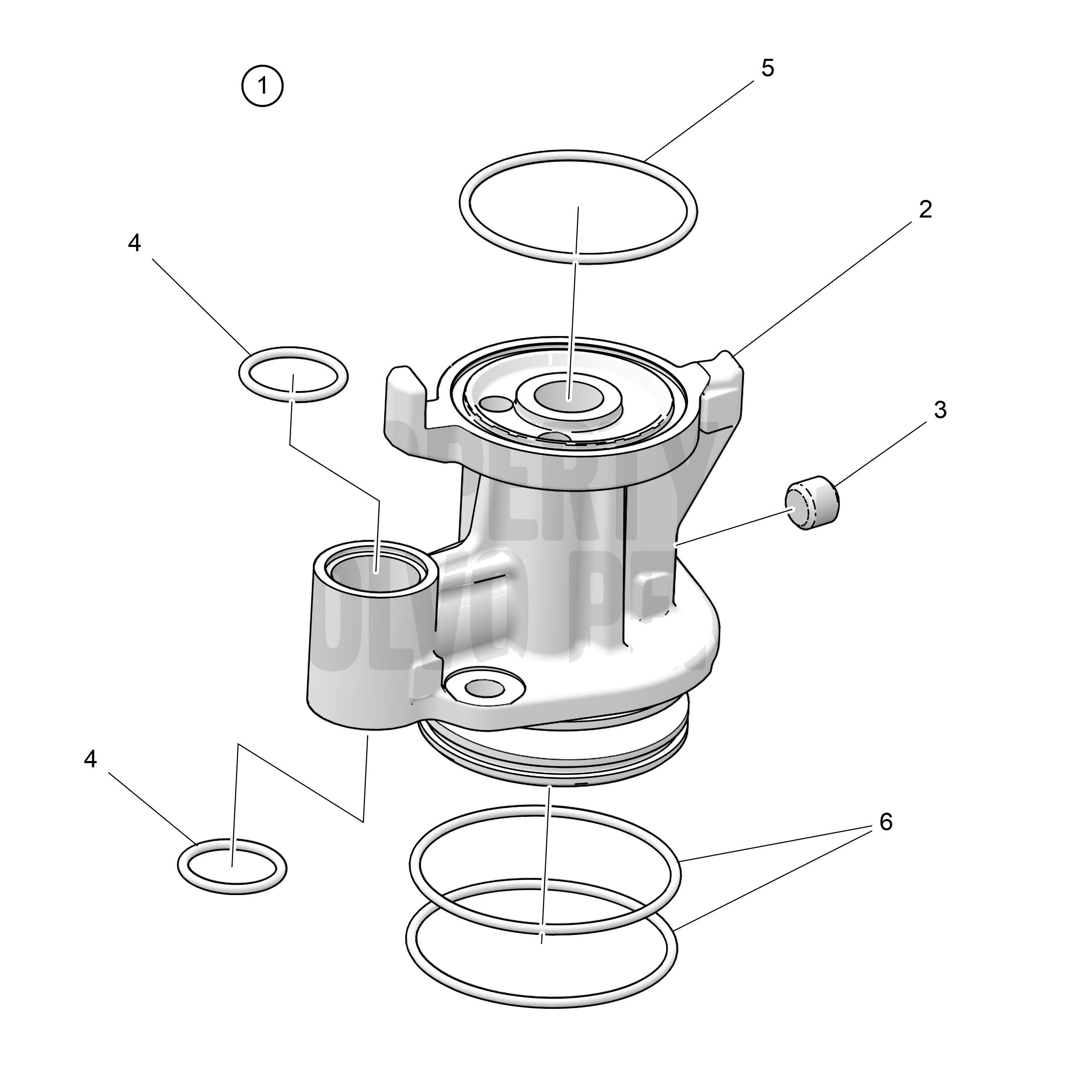 Adaptateur boîtier de filtre à huile