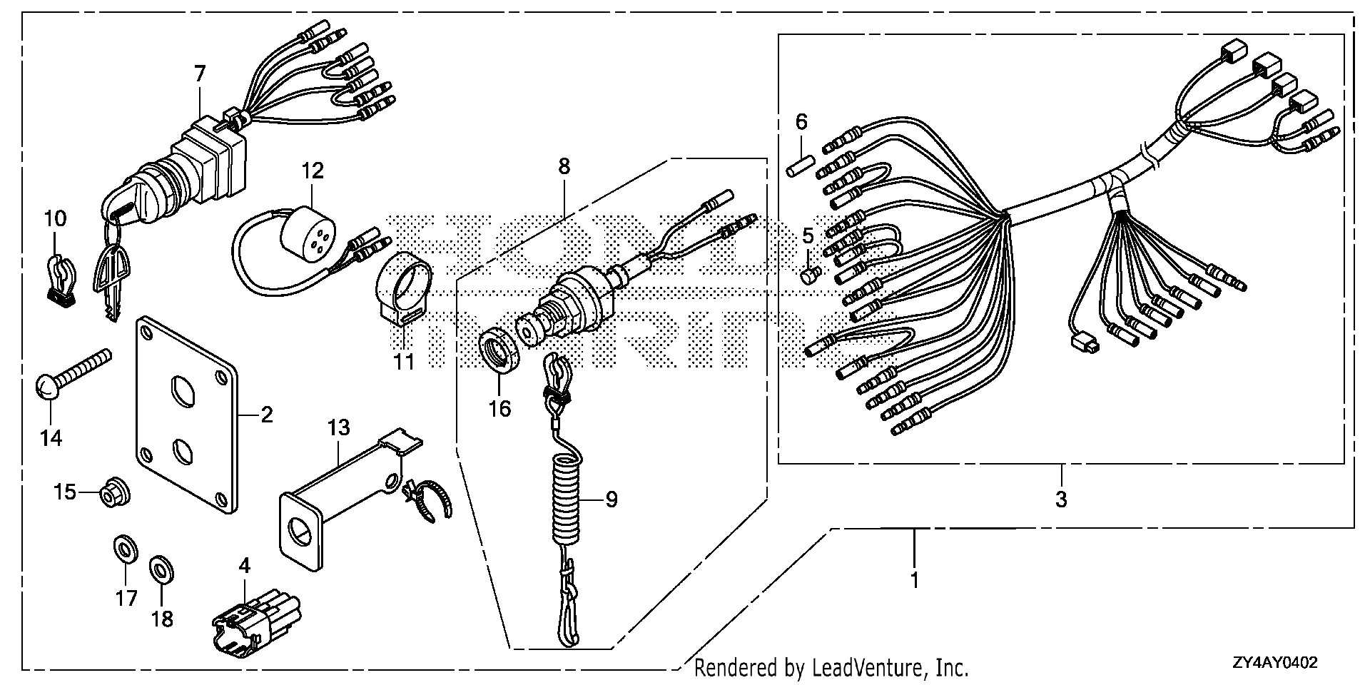 KIT DE PANEL DE INTERRUPTORES (3)