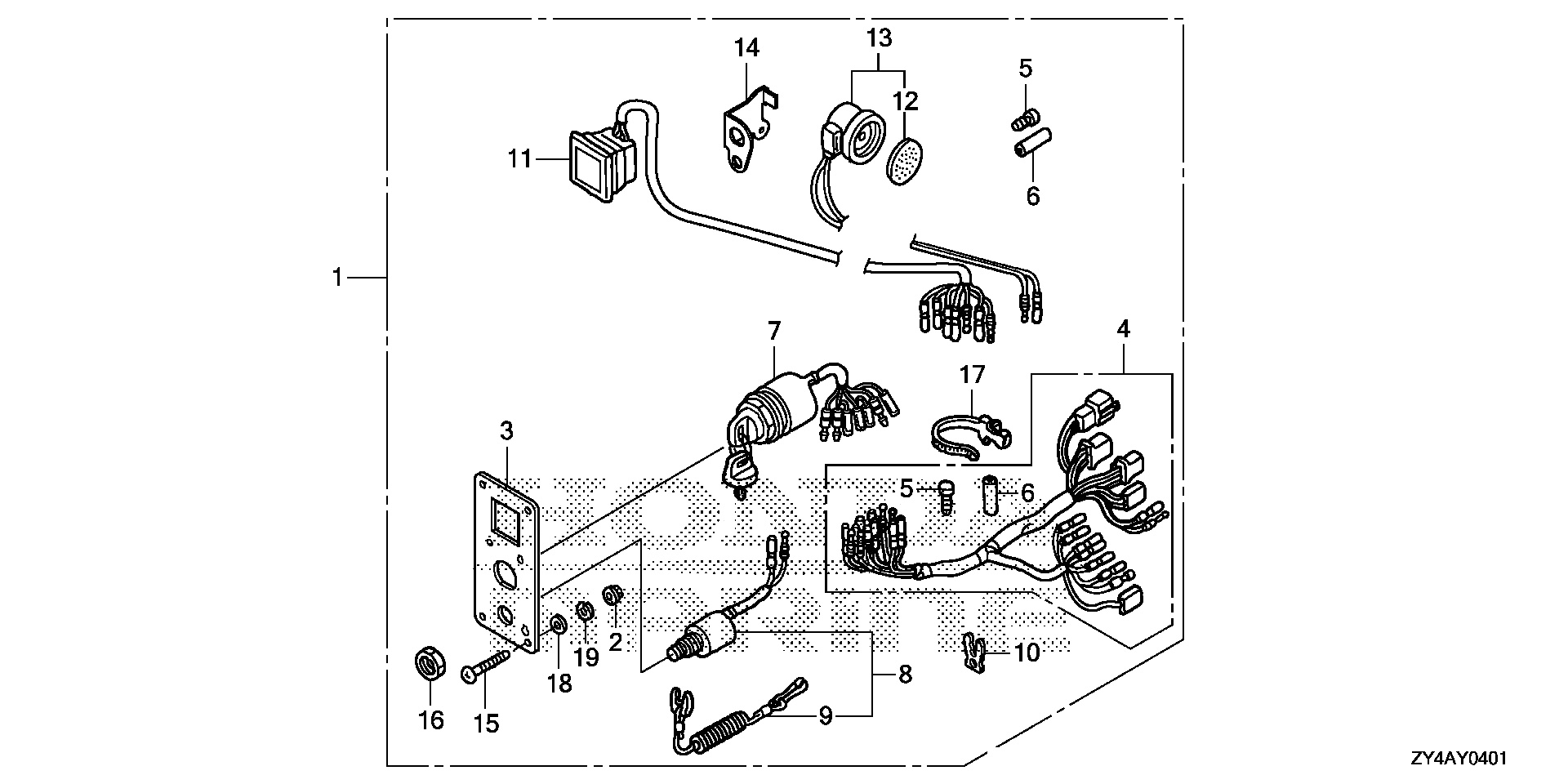 KIT DE PANEL DE INTERRUPTORES (2)