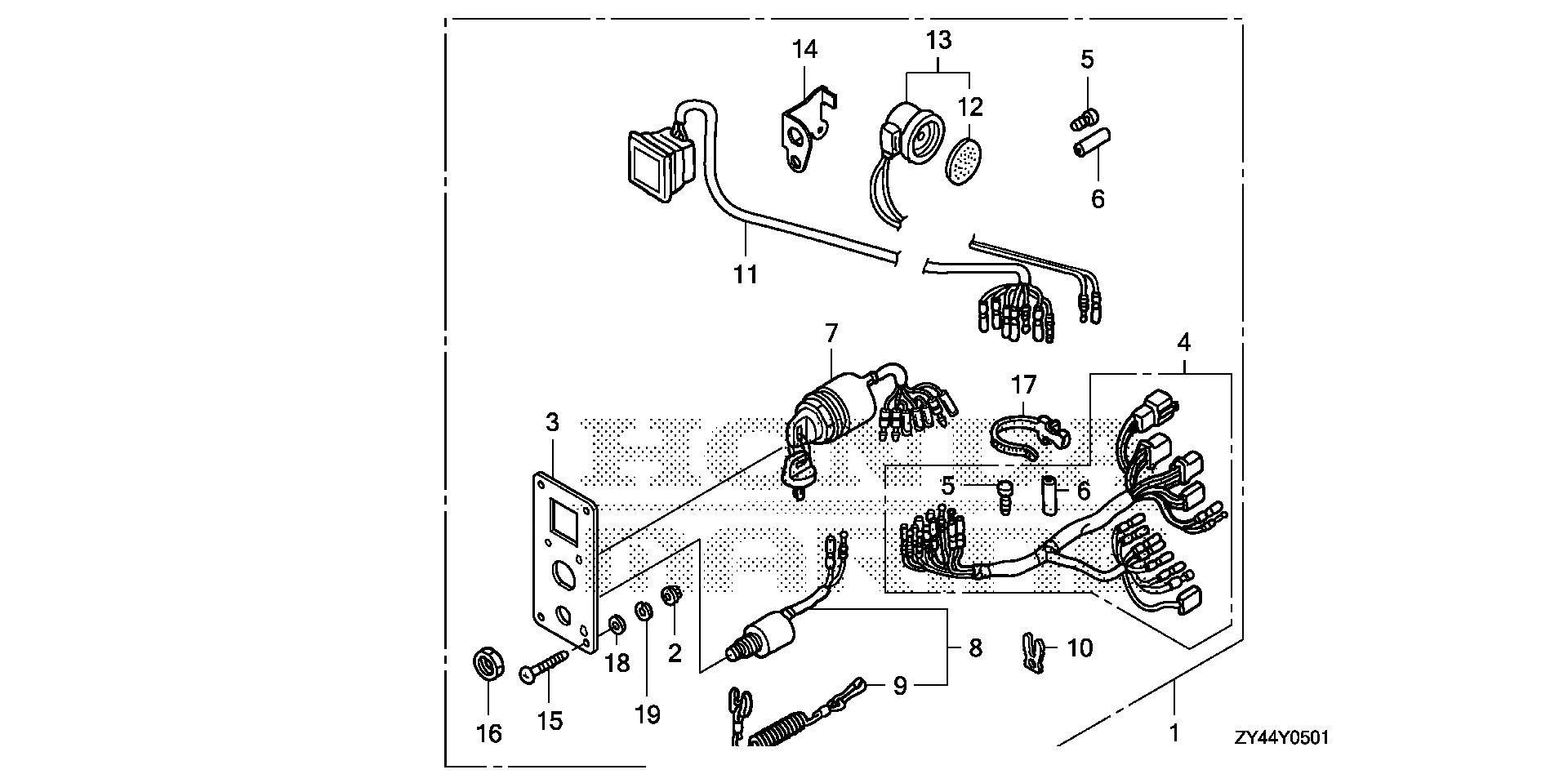 KIT DE PANEL DE INTERRUPTORES (2)