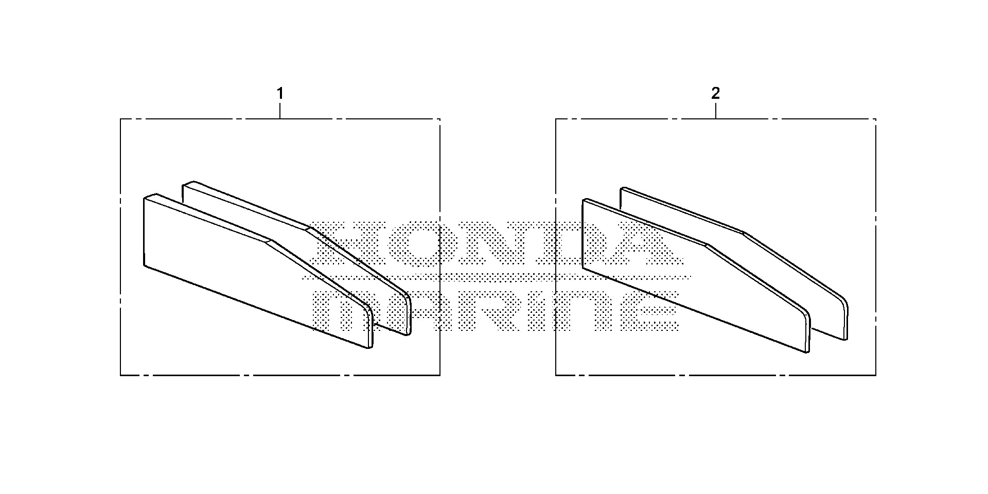TRIM ADJUSTMENT PLATE SET