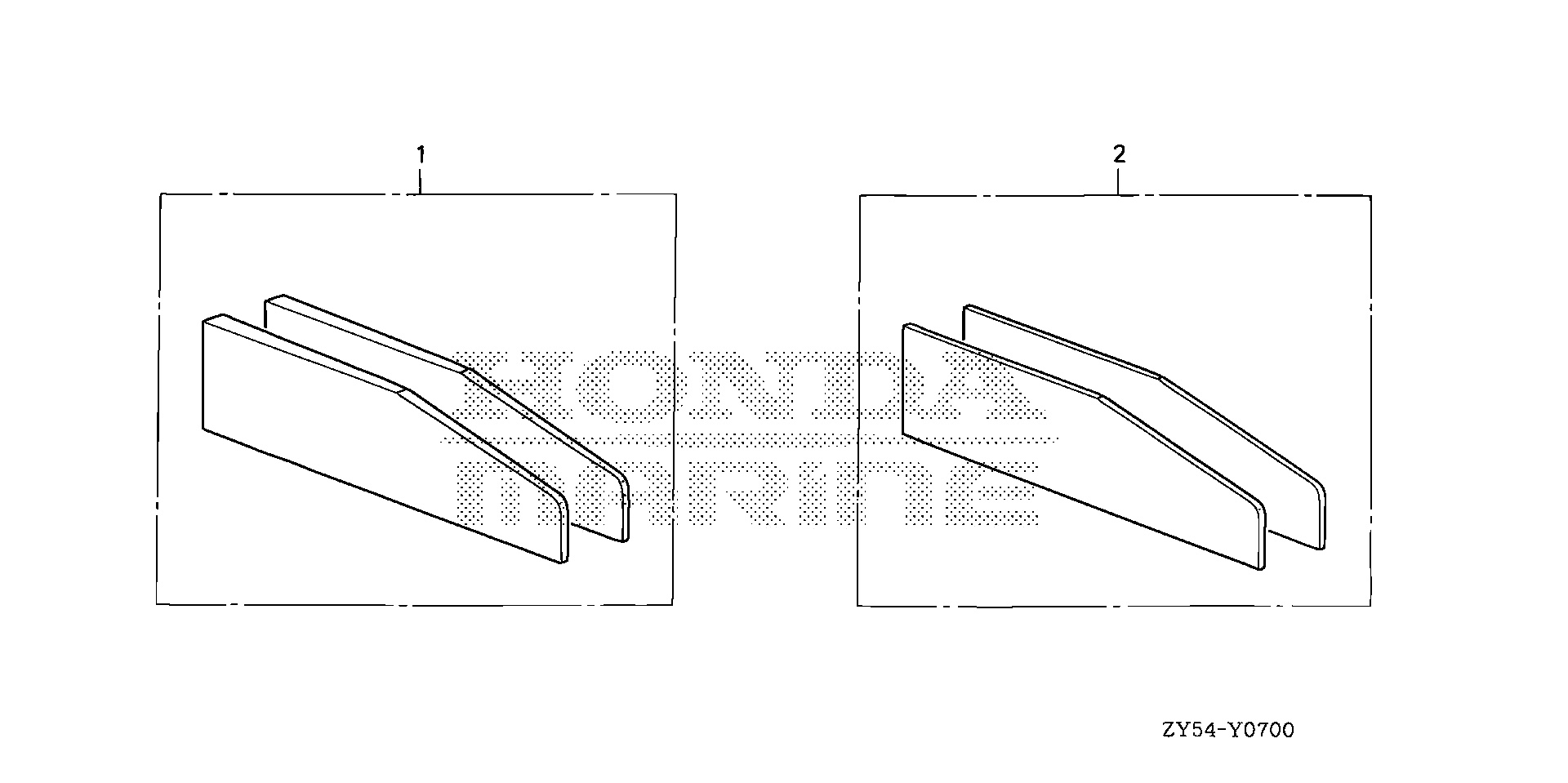 TRIM ADJUSTMENT PLATE SET