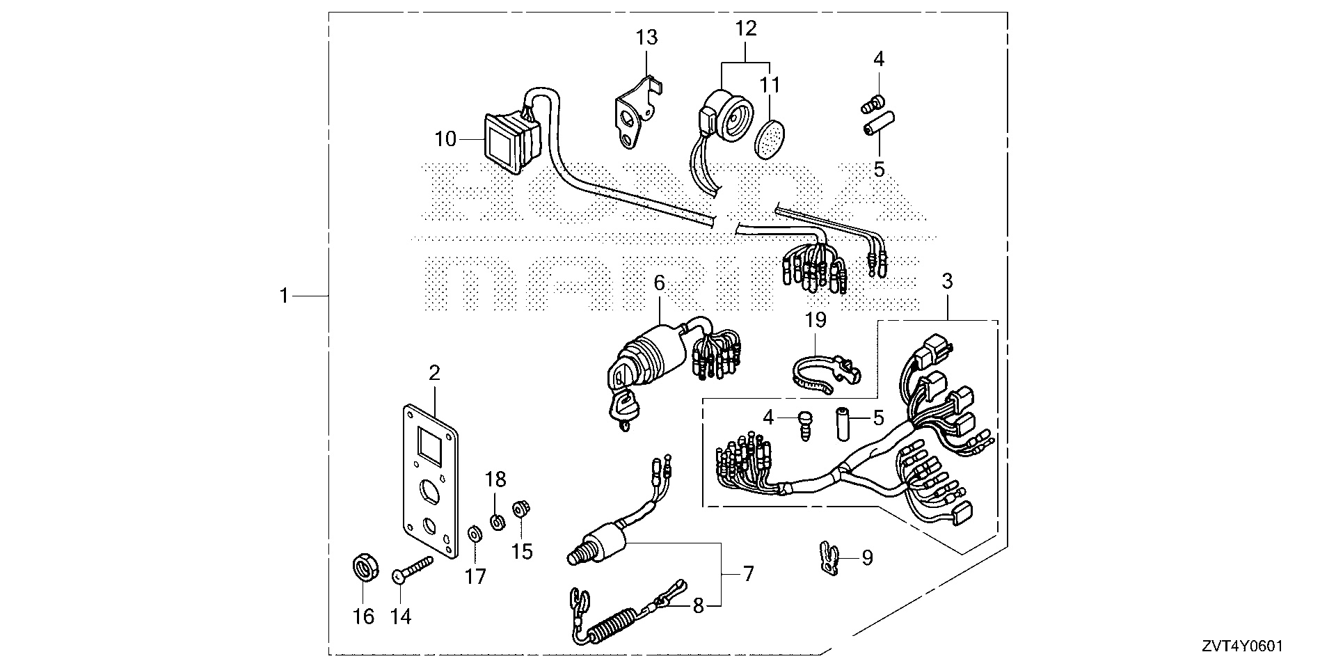 KIT DE PANEL DE INTERRUPTORES (2) (MECÁNICO)