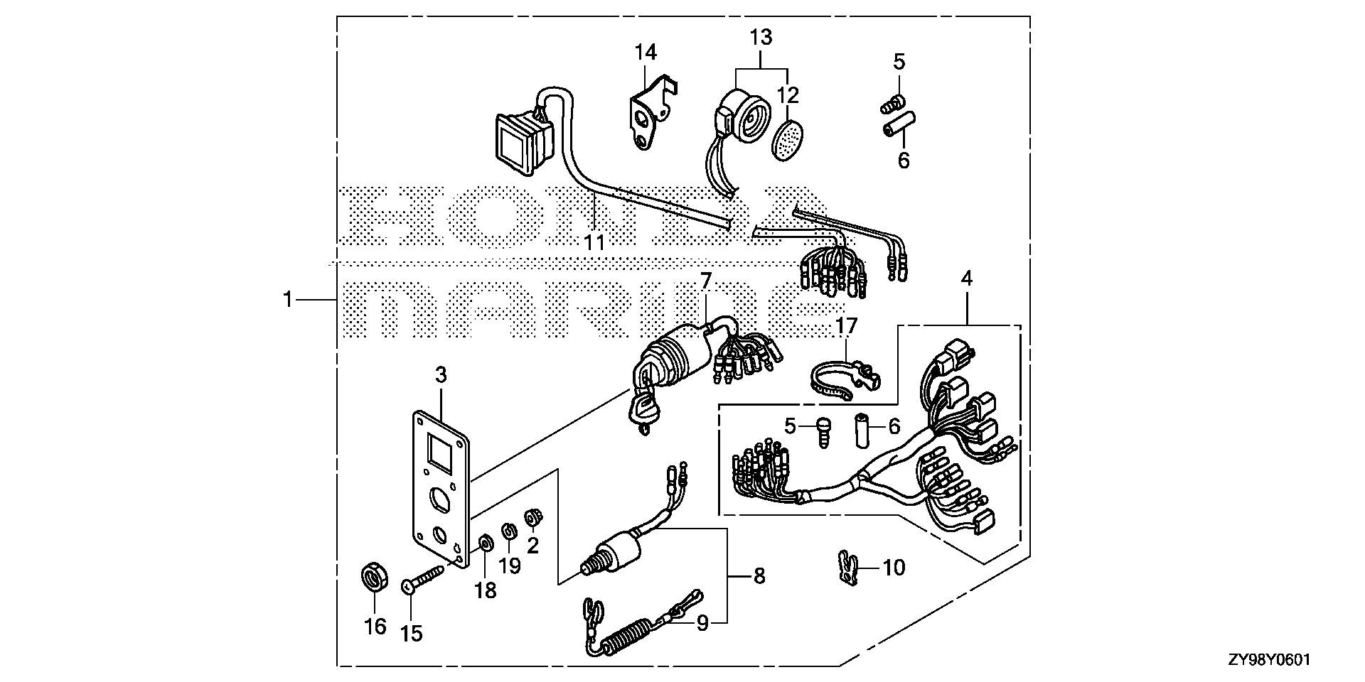 KIT PANNELLO INTERRUTTORI (2)