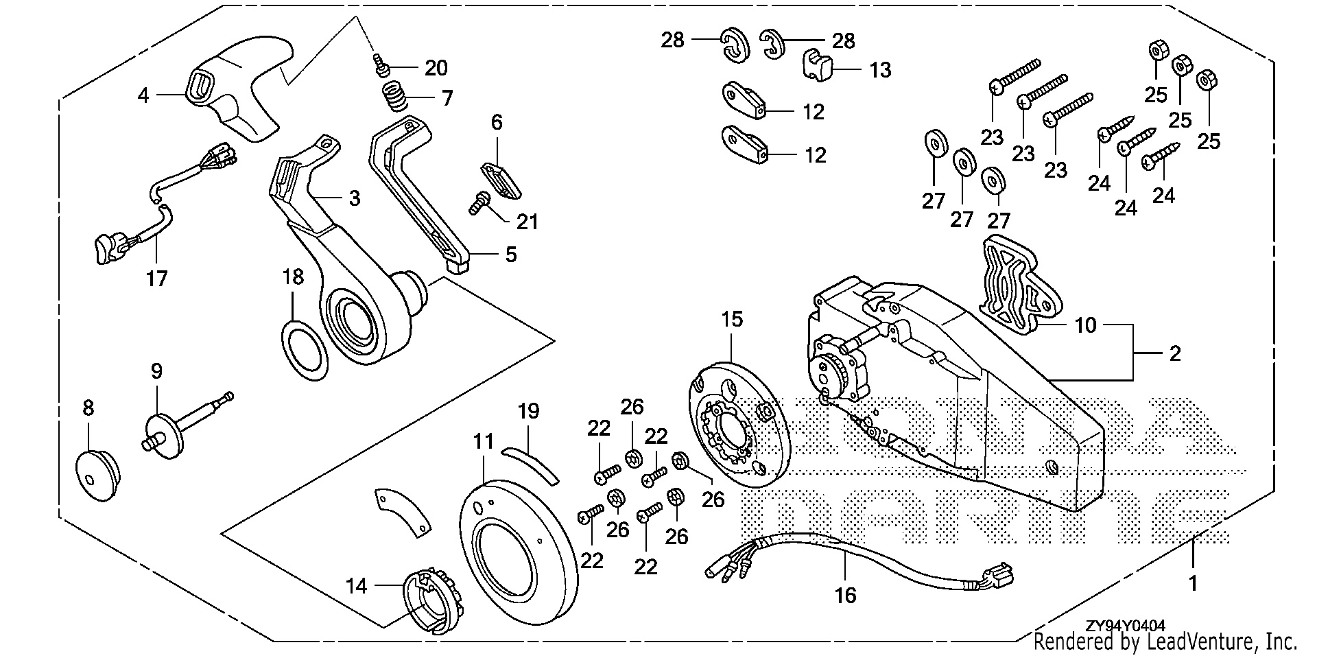 CONTROL REMOTO (TIPO MONTAJE EMPOTRADO) (R.)