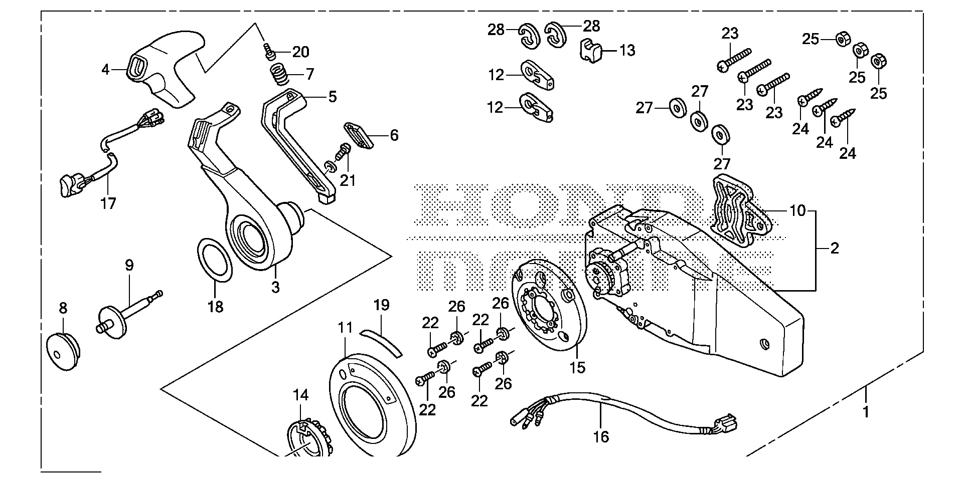 CAJA DE CONTROL REMOTO (TIPO MONTAJE EMPOTRADO) (R.)