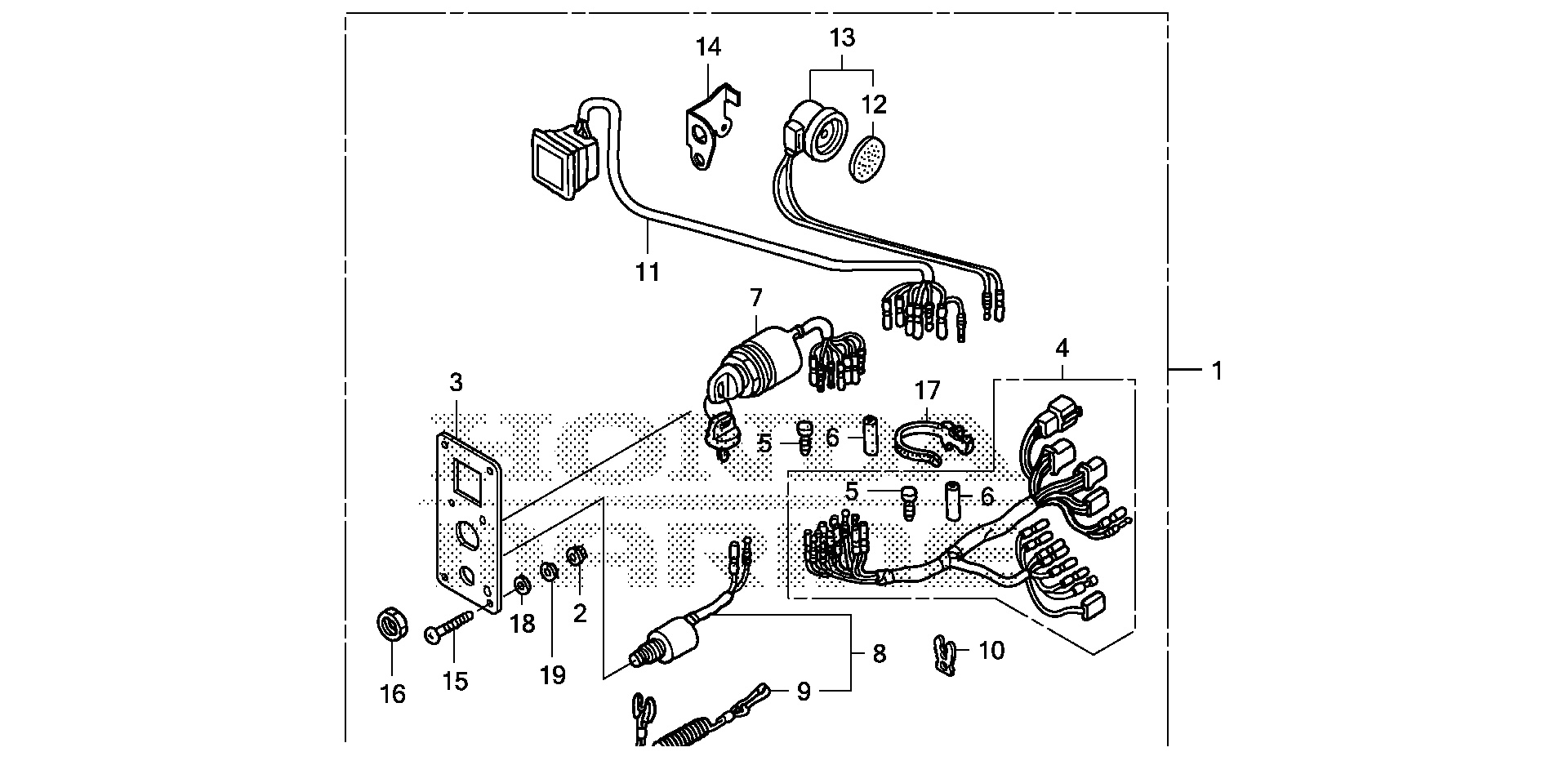 KIT PANNELLO INTERRUTTORI (2)