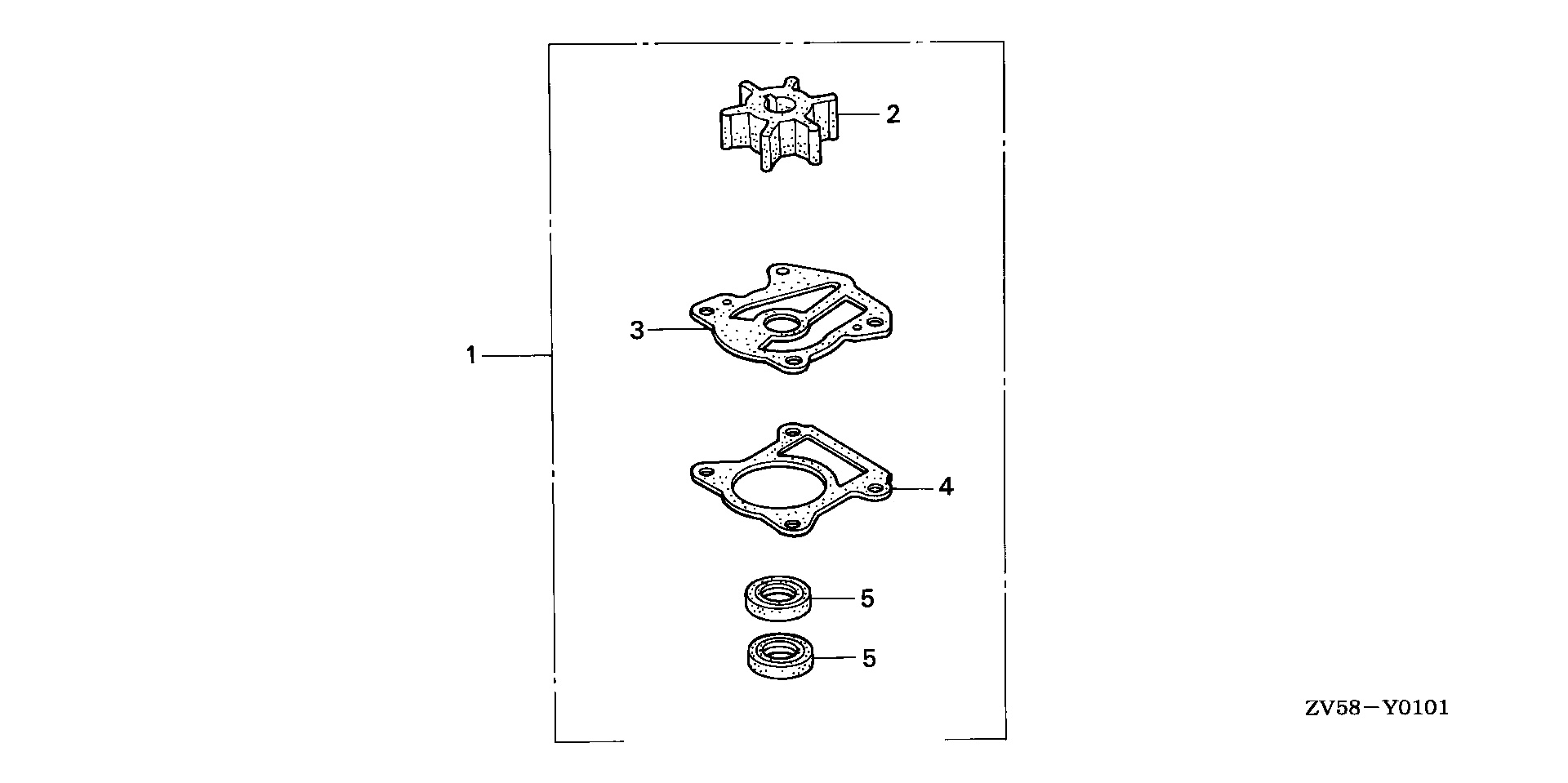 KIT IMPULSOR DE BOMBA DE AGUA