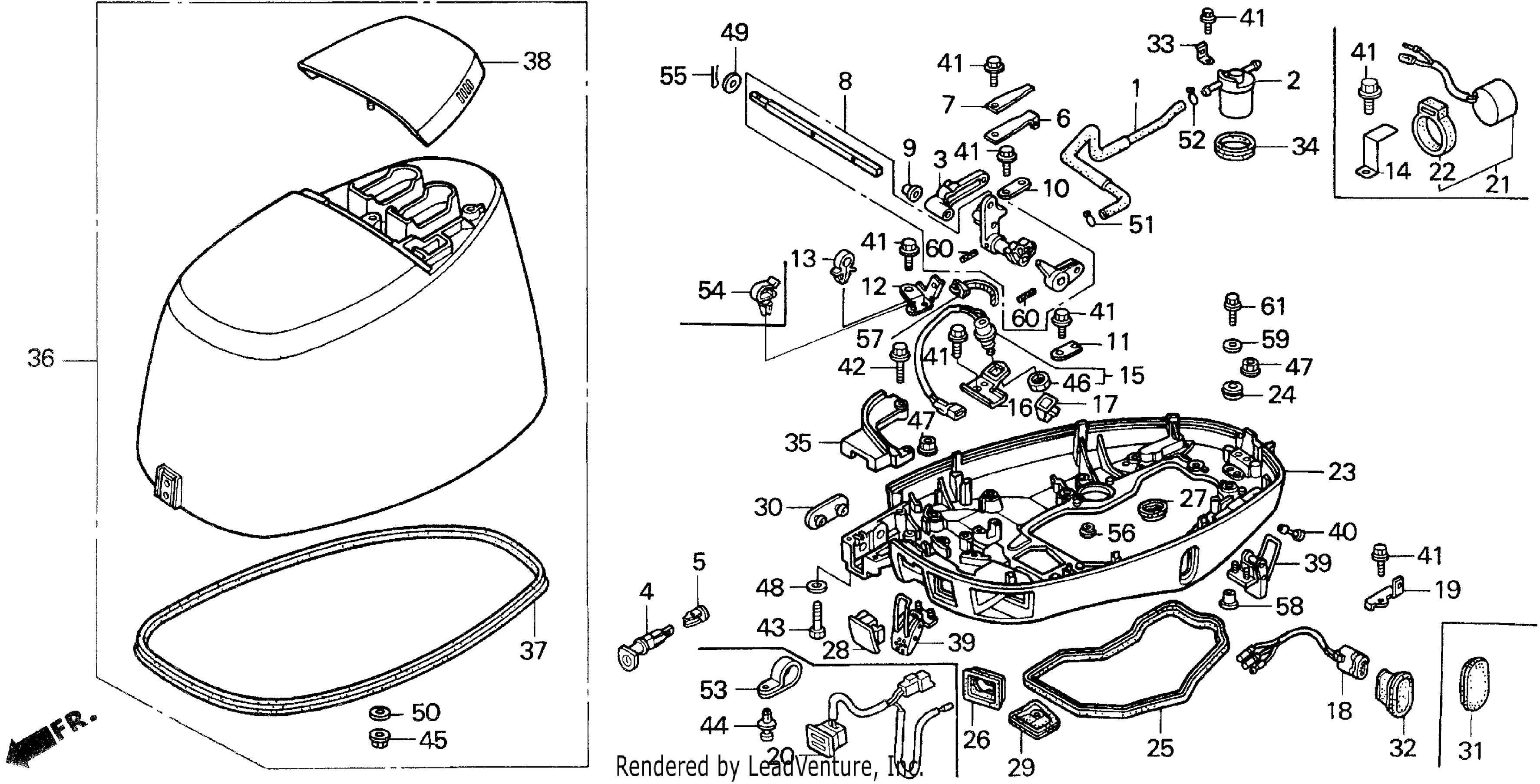 CARTER INFERIEUR MOTEUR