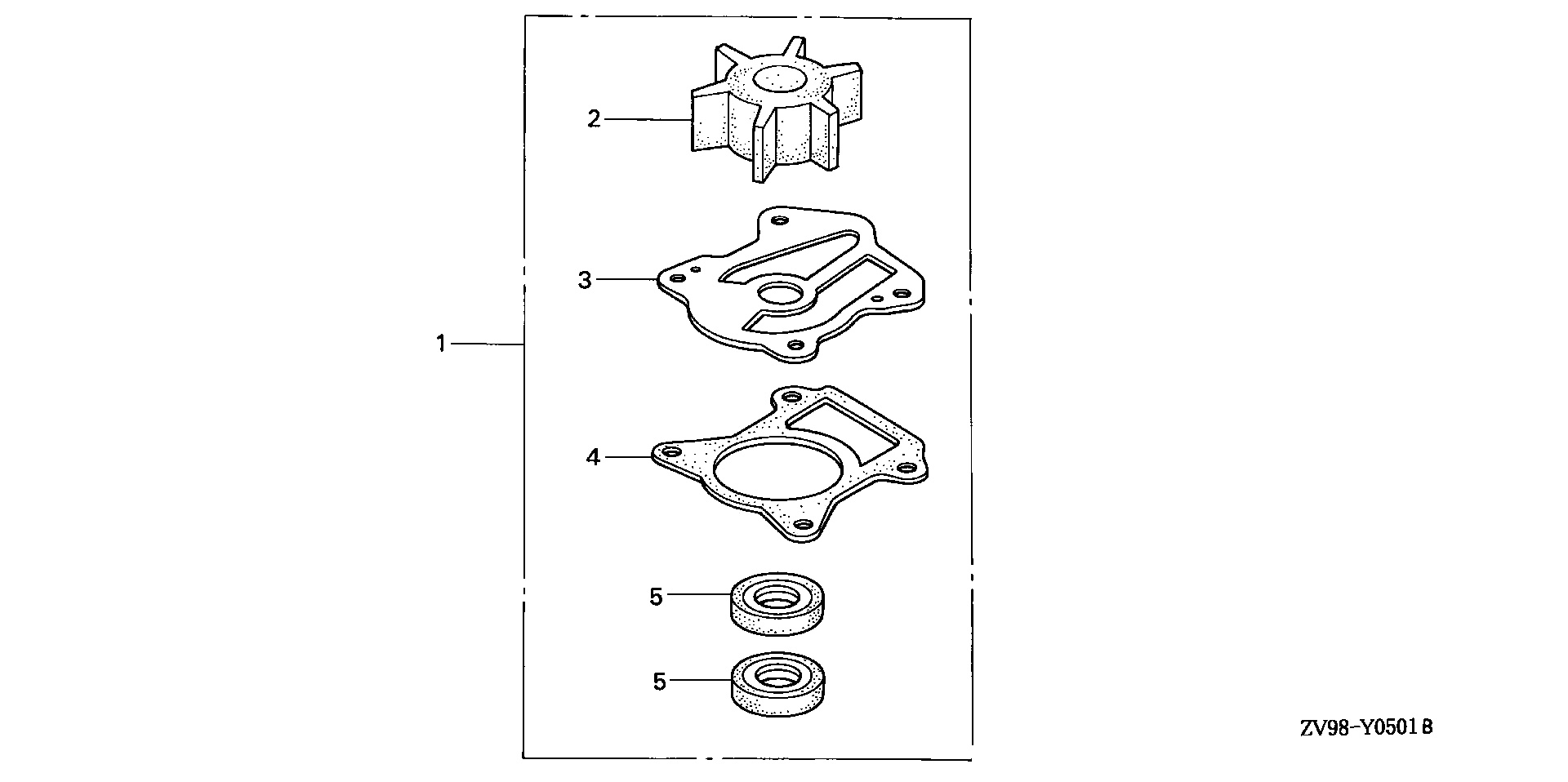 KIT IMPULSOR DE BOMBA DE AGUA