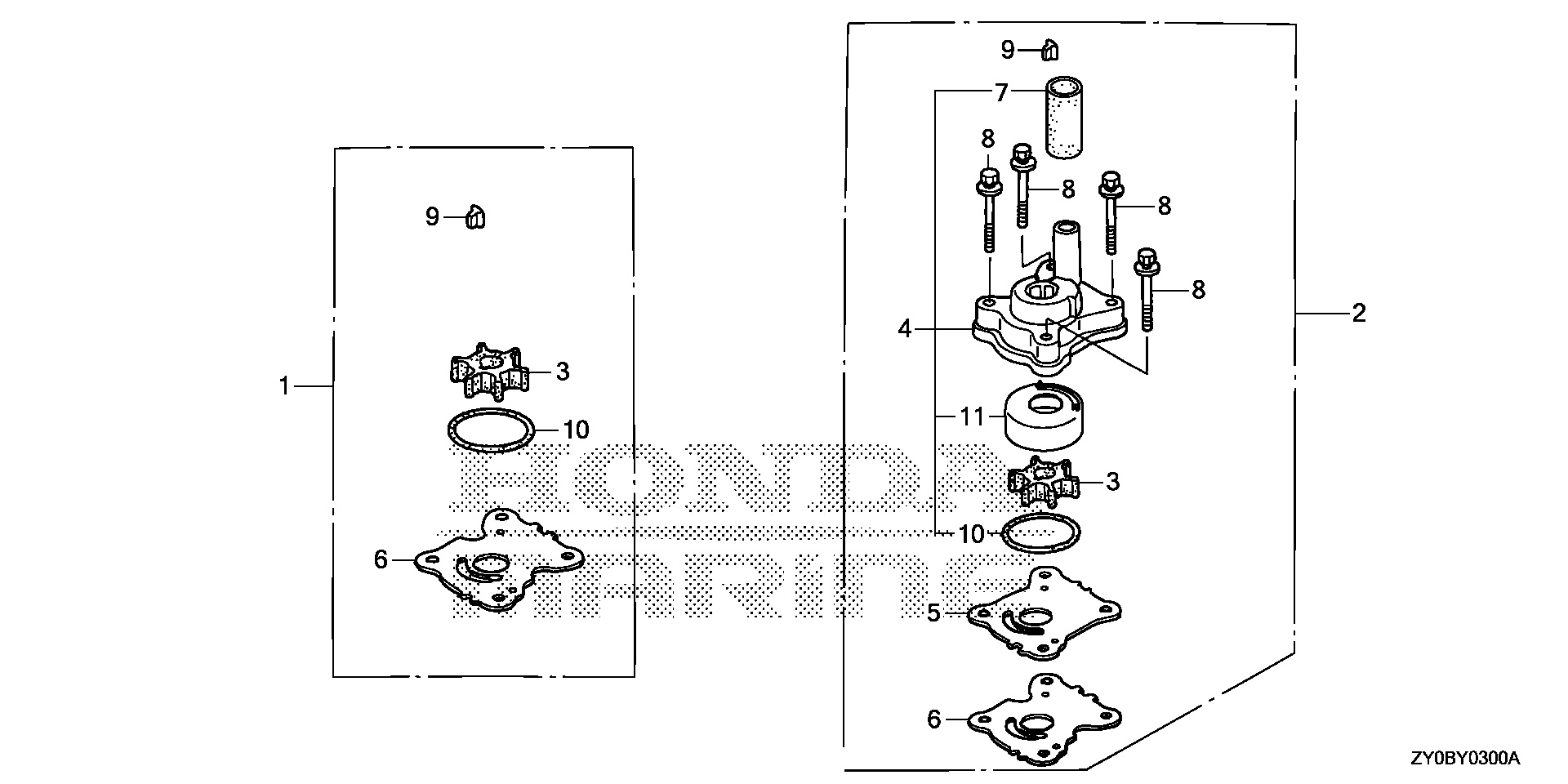 KIT GIRANTE POMPA ACQUA