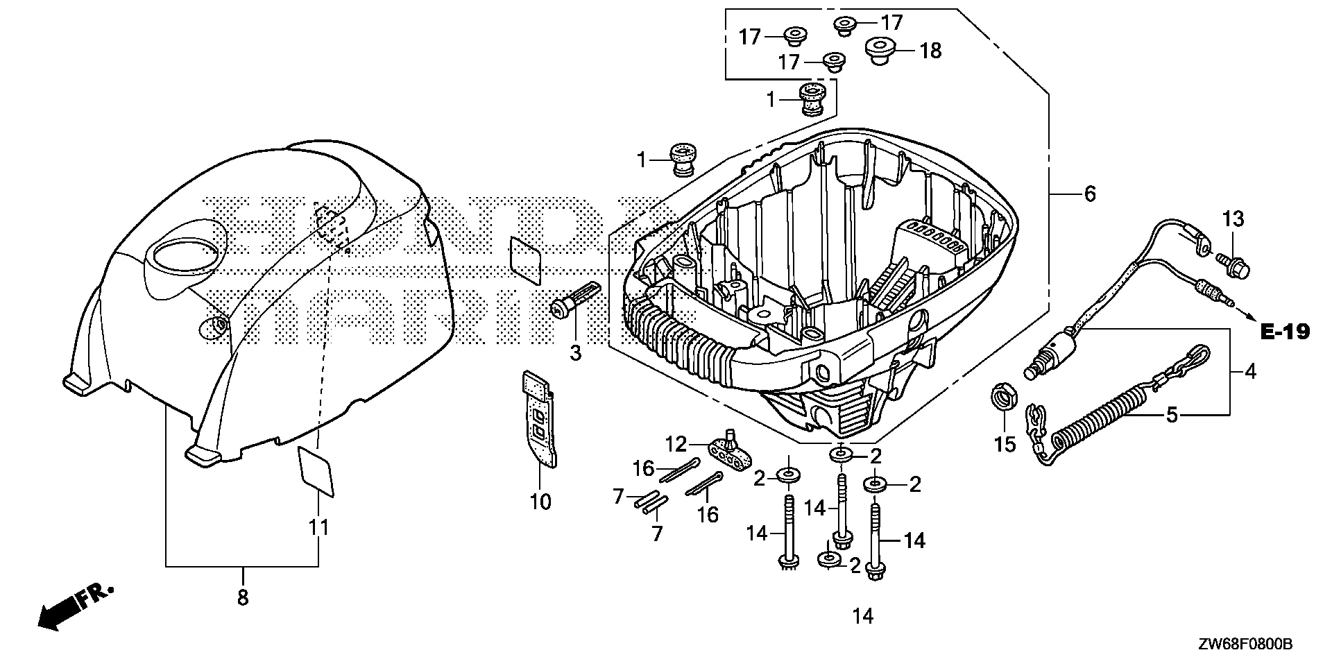 COUVERCLE MOTEUR