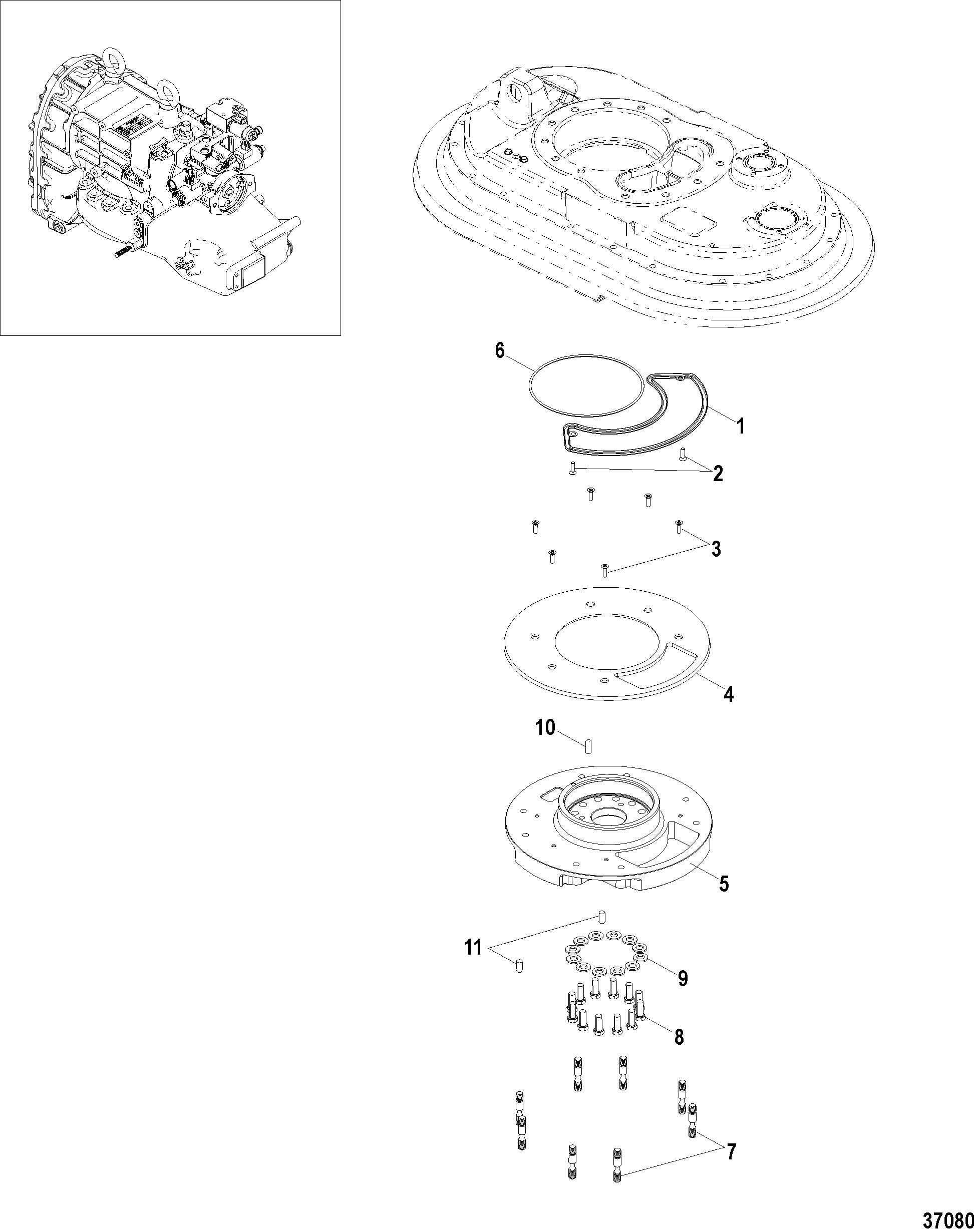 Steering System, Lower King Pin Adaptor (12mm Fasteners)