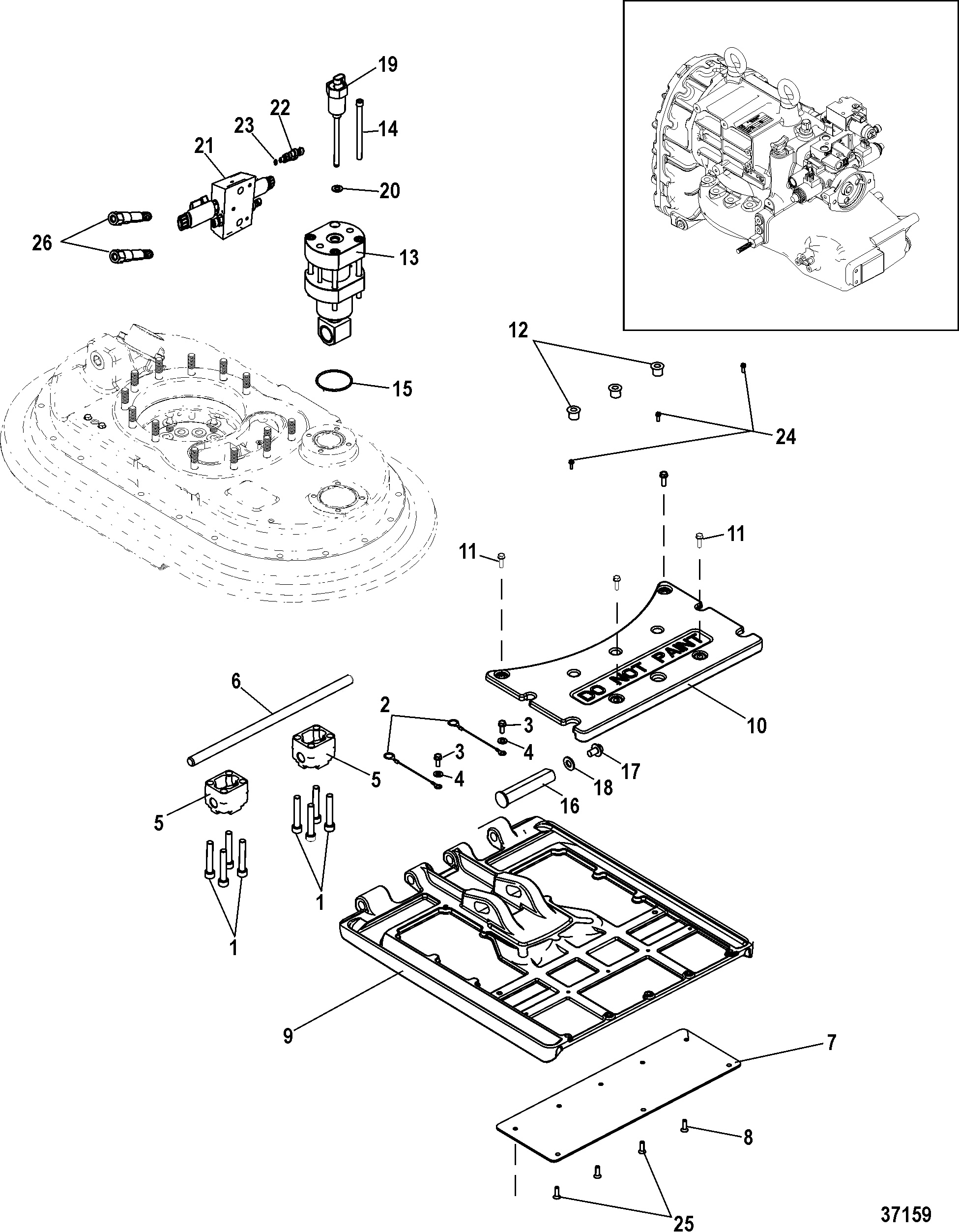 Trim Components, 0M961606 and Up