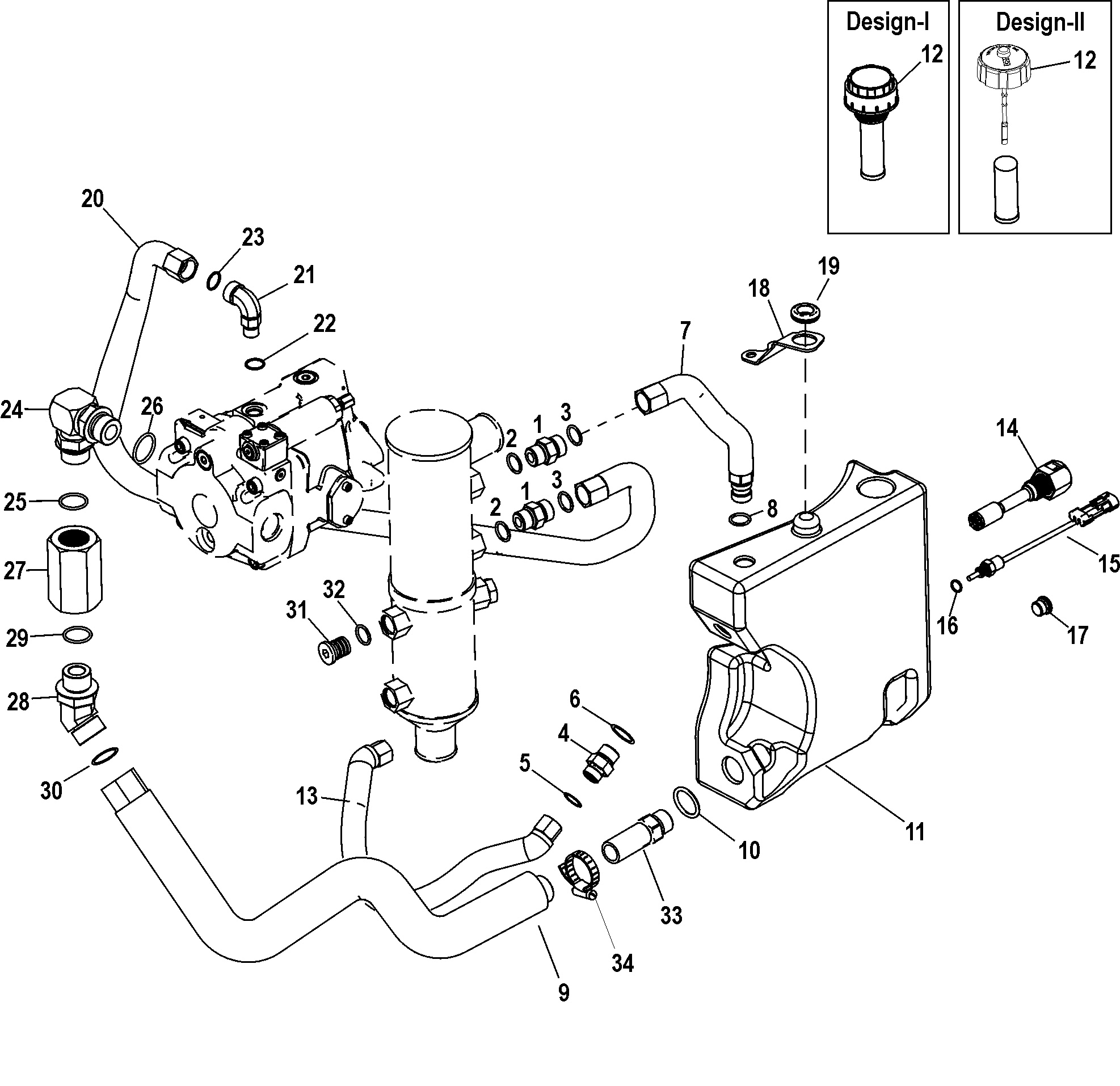Hydraulic System, Starboard
