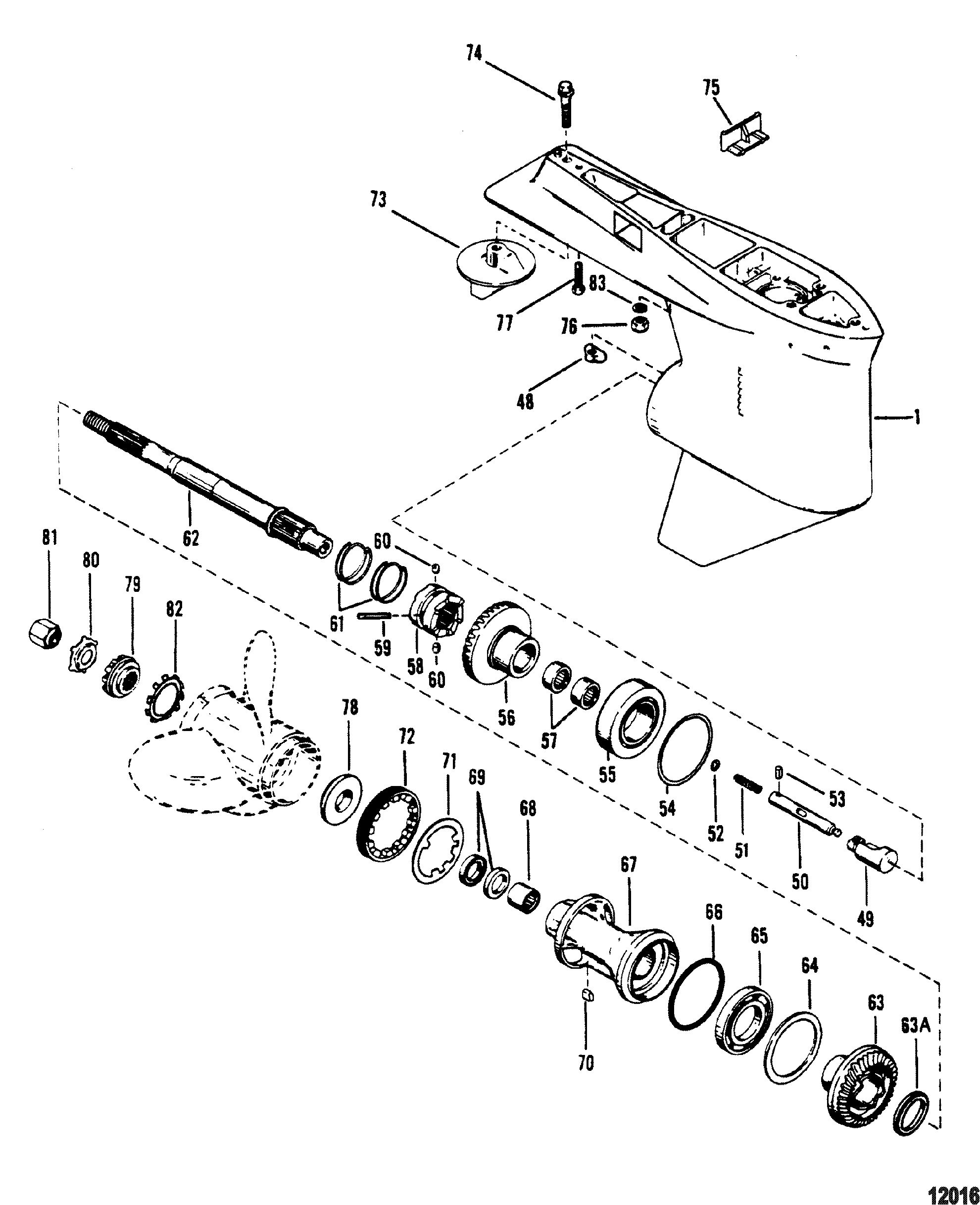 GEAR HOUSING(PROPSHAFT)